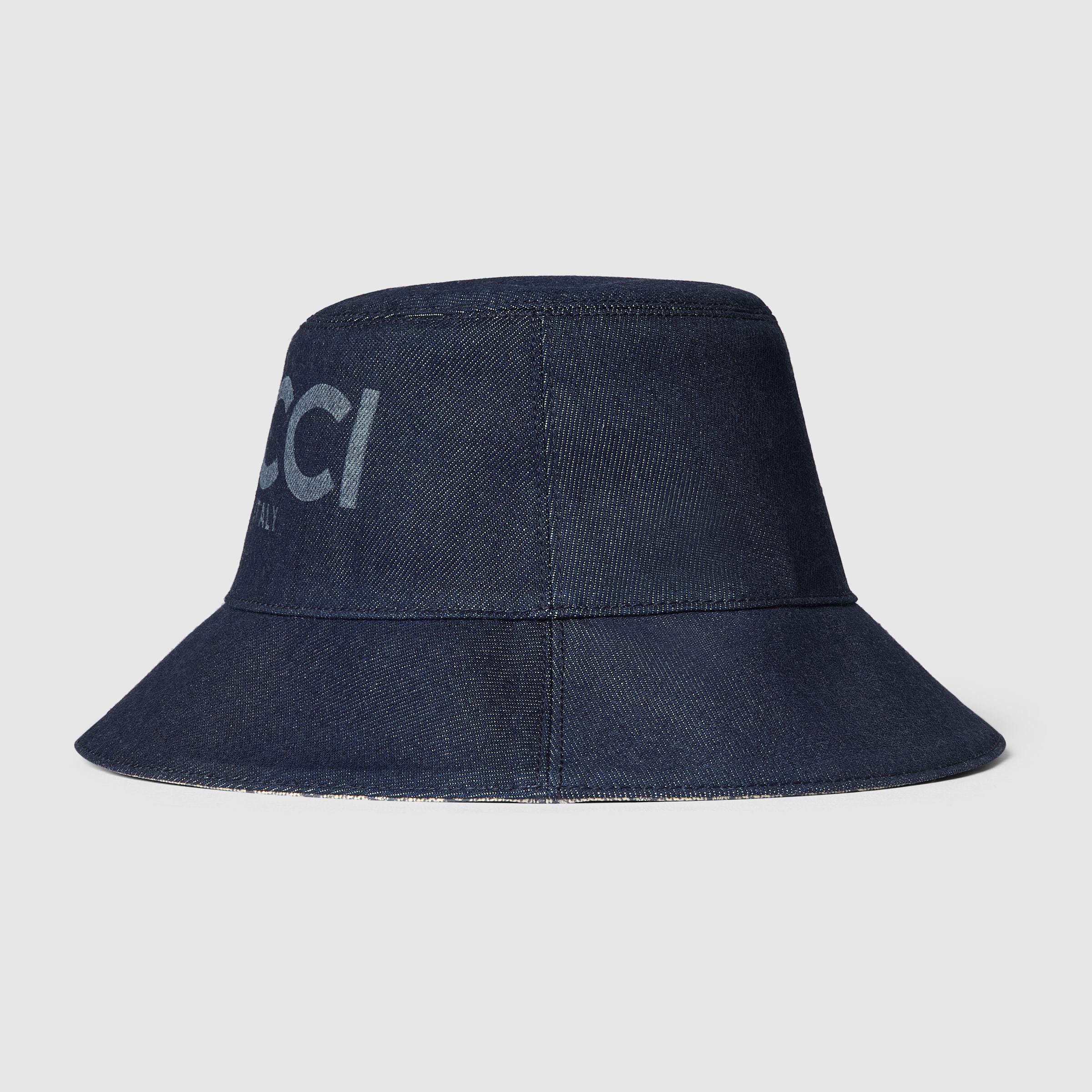ハット GUCCI Gg Denim Bucket Hat Gucci GG Denim Bucket Hat Black - US