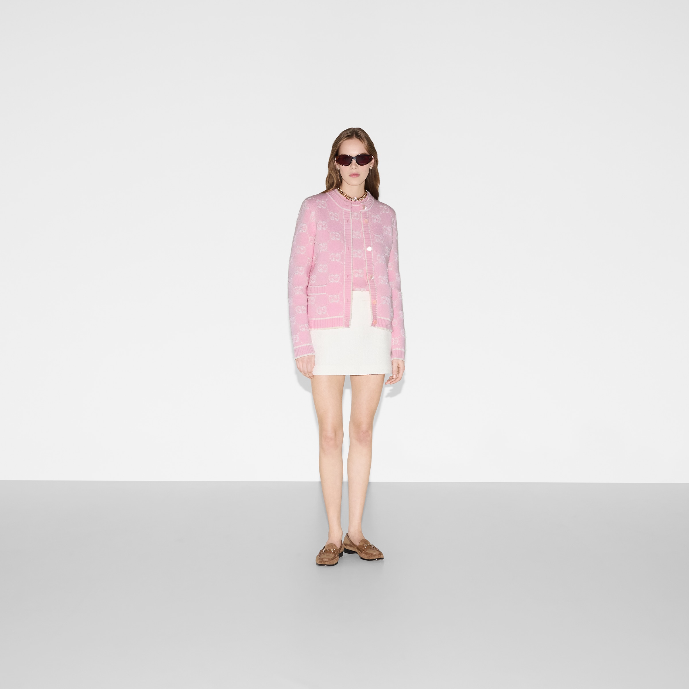 Gucci 2013 Double Breasted Jacket Pink #38