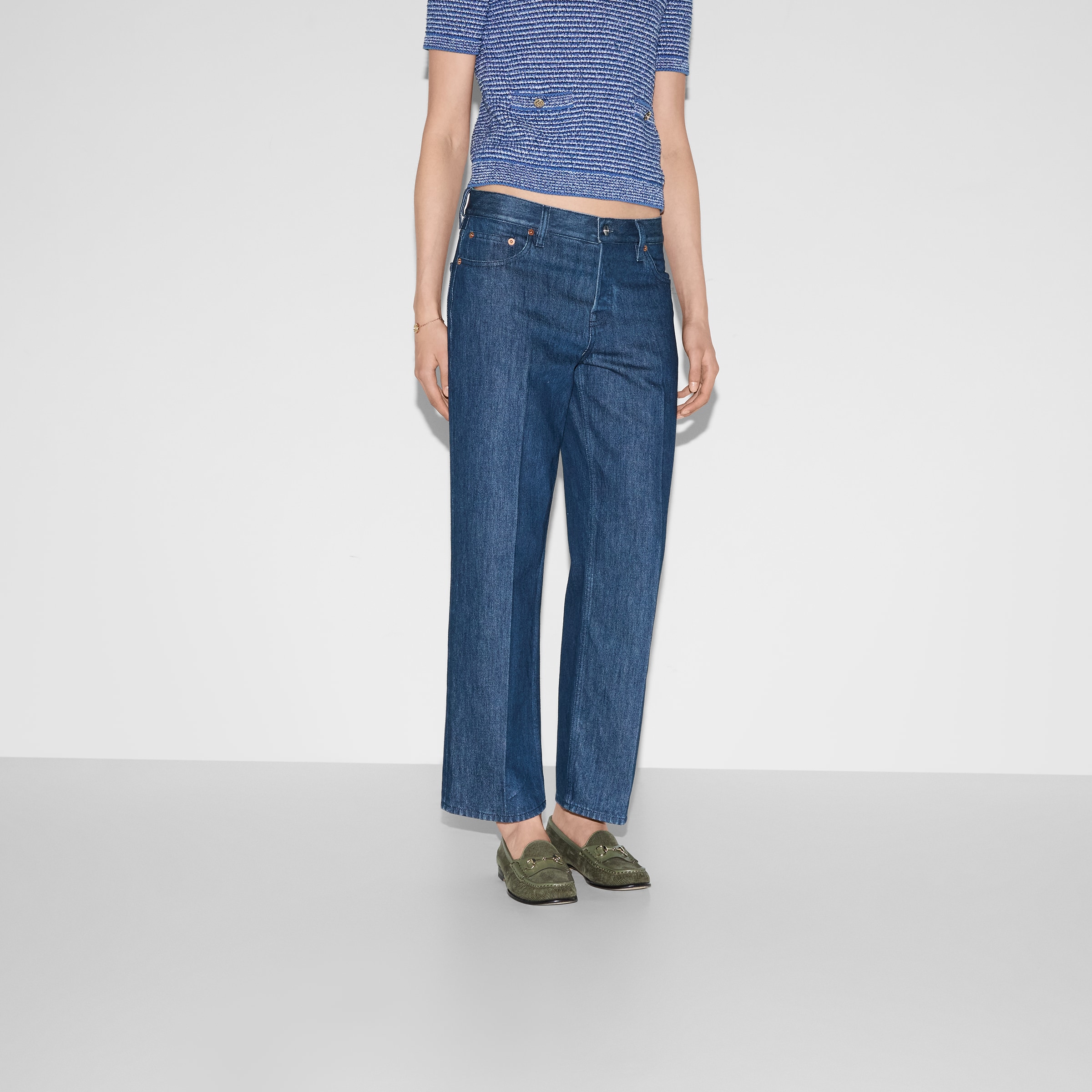 GUCCI ダークデニム ストレートレッグパンツ 楽天市場】Gucci グッチ（スタイル（パンツ）ストレートパンツ