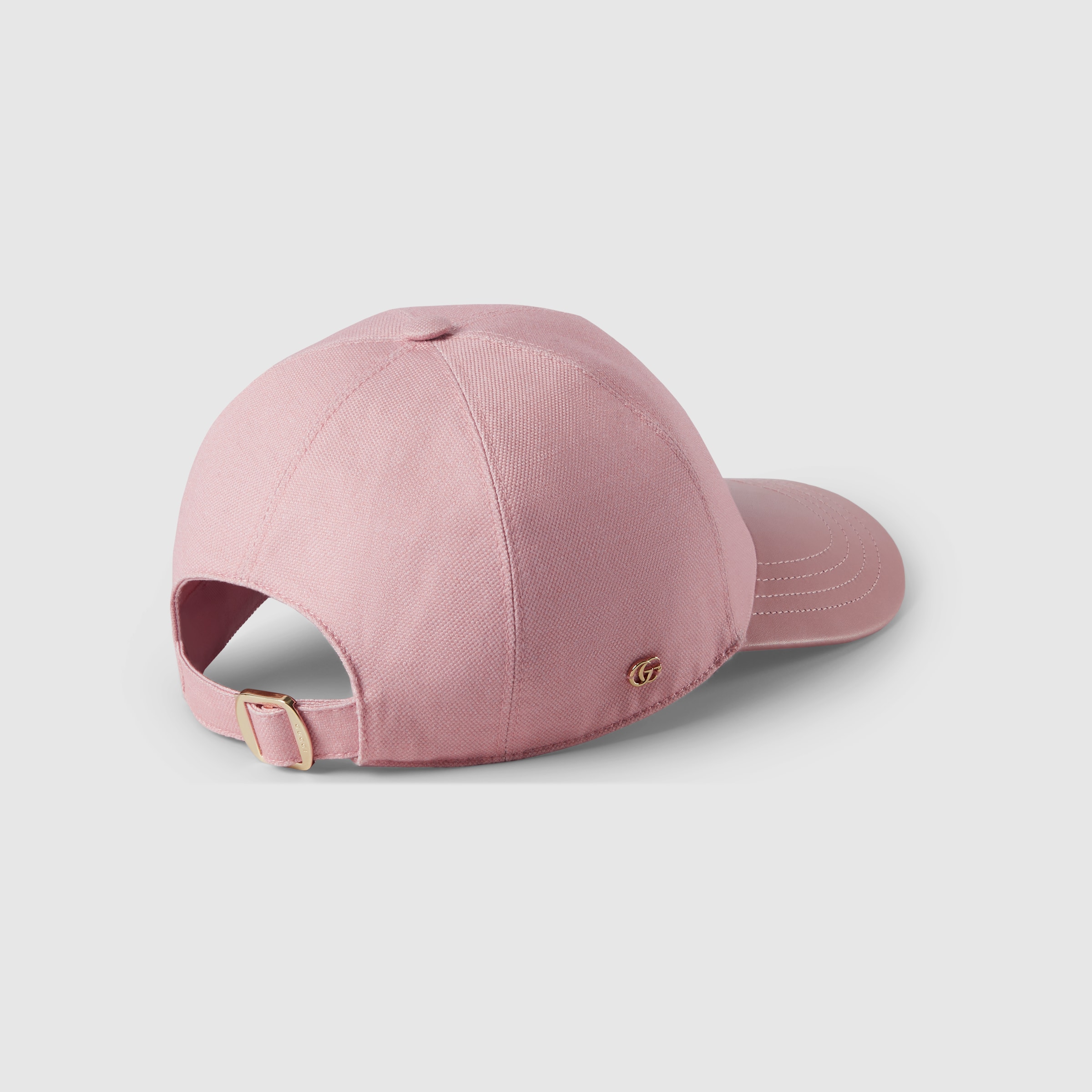 キャップ Gucci Pink Cotton Baseball Cap Cotton canvas baseball hat in light pink | GUCCI® US