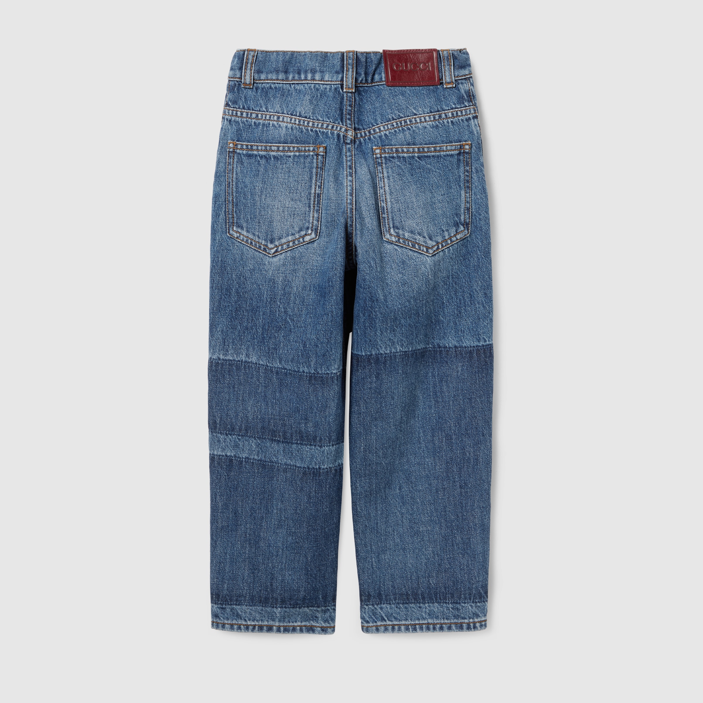 グッチ　GUCCI ライトブルー パンツ 150 Children's denim pants in blue and light blue | GUCCI® US