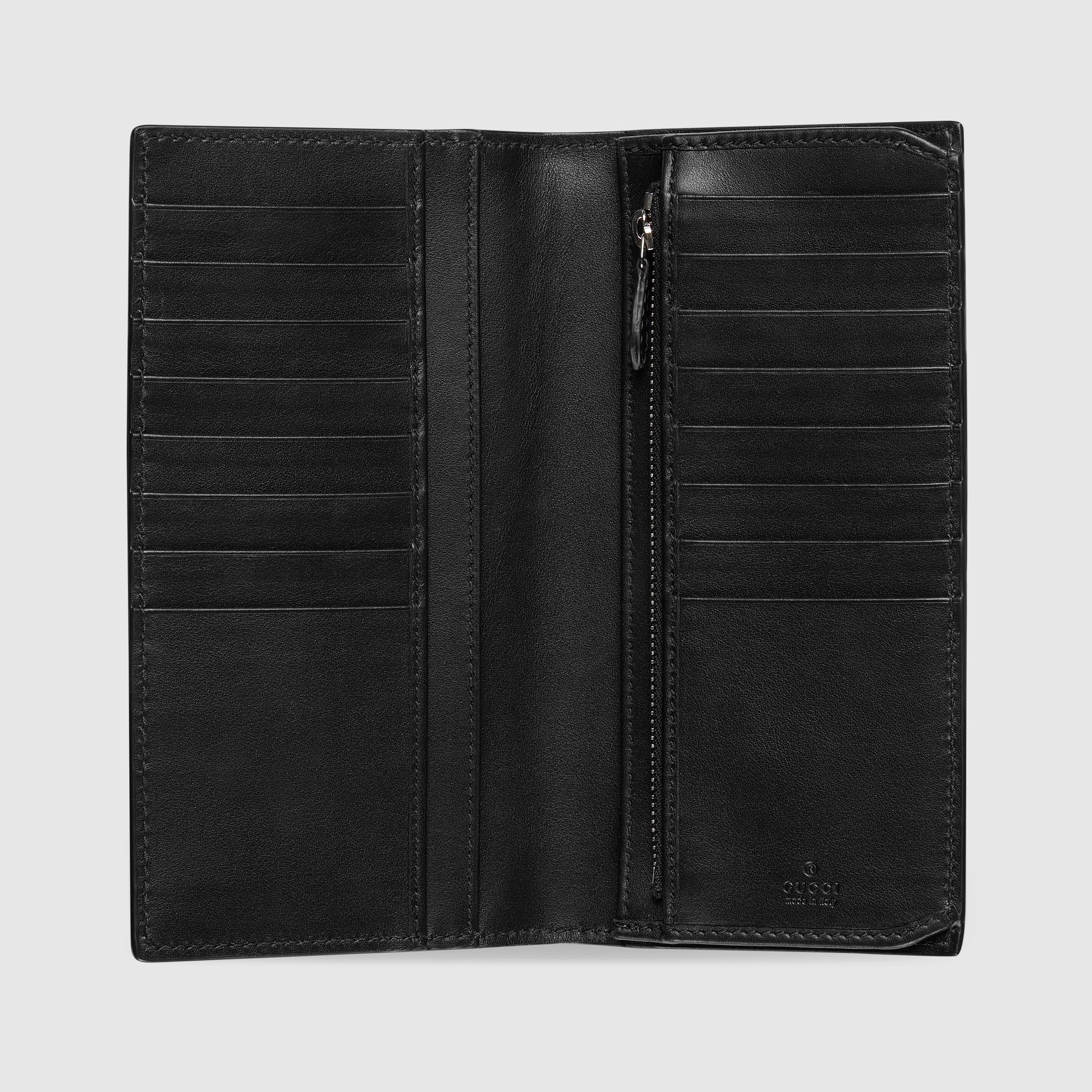 【GUCCI】GG Marmont Matelasse long wallets/関税+全国送料込み GG Marmont bi-color wallet on chain in black leather and GG