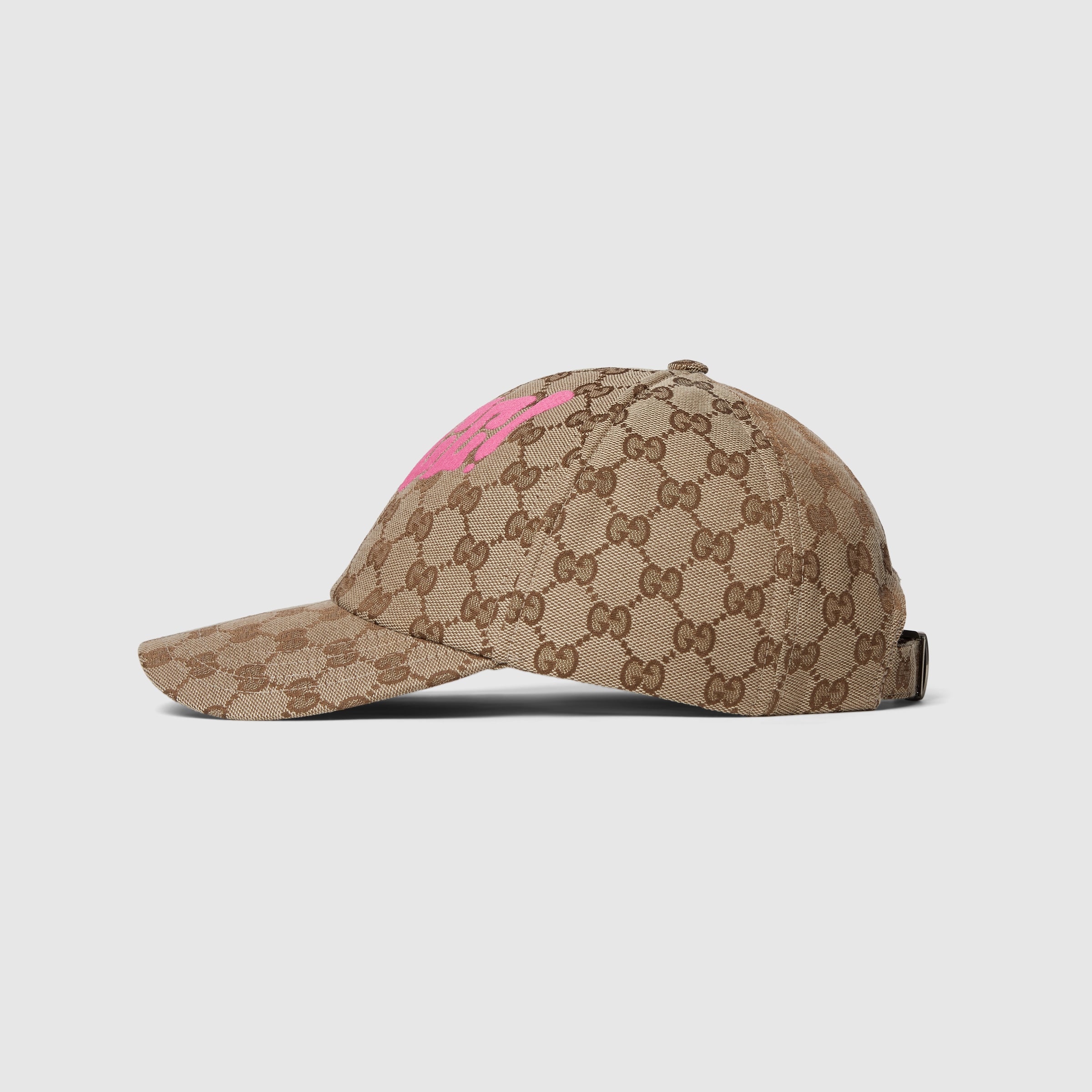 GUCCI ブラック ロゴ キャップ