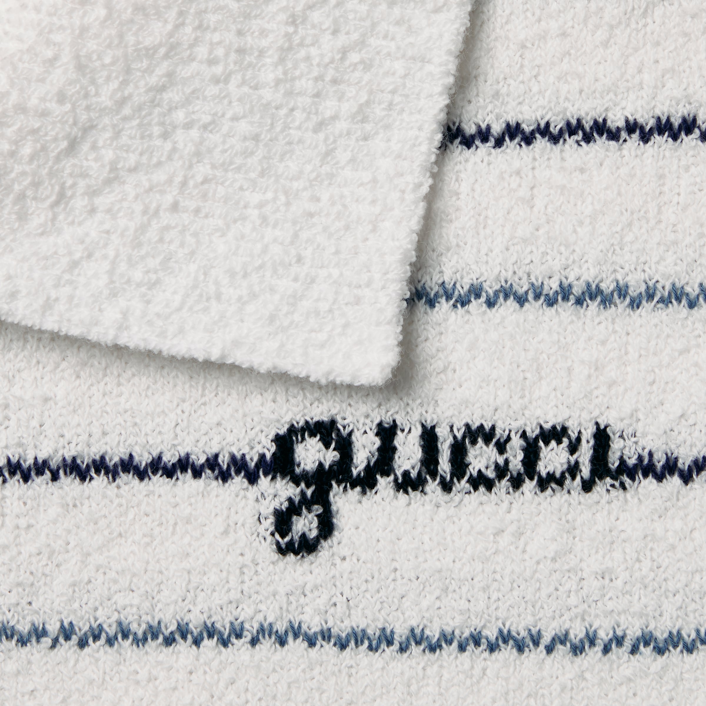 GUCCI グッチ　ストライプ入りポロシャツ ホワイト ホワイト（白）系 GUCCI(グッチ) ポロシャツ(メンズ) - 海外通販のBUYMA