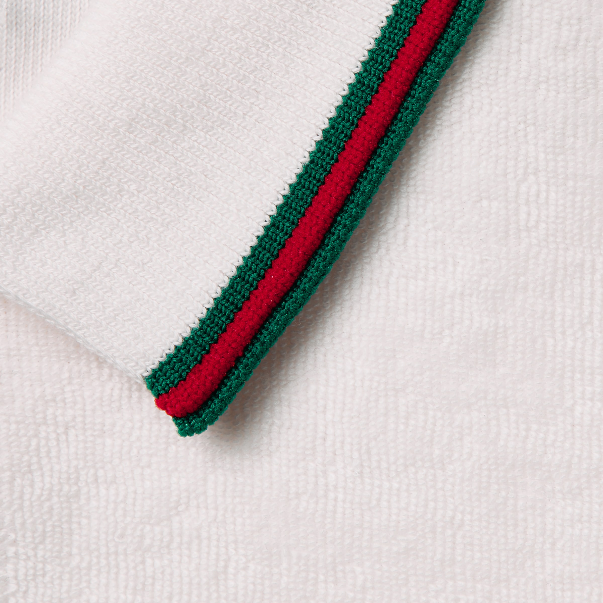 Children's cotton polo shirt with Web in white | GUCCI® US