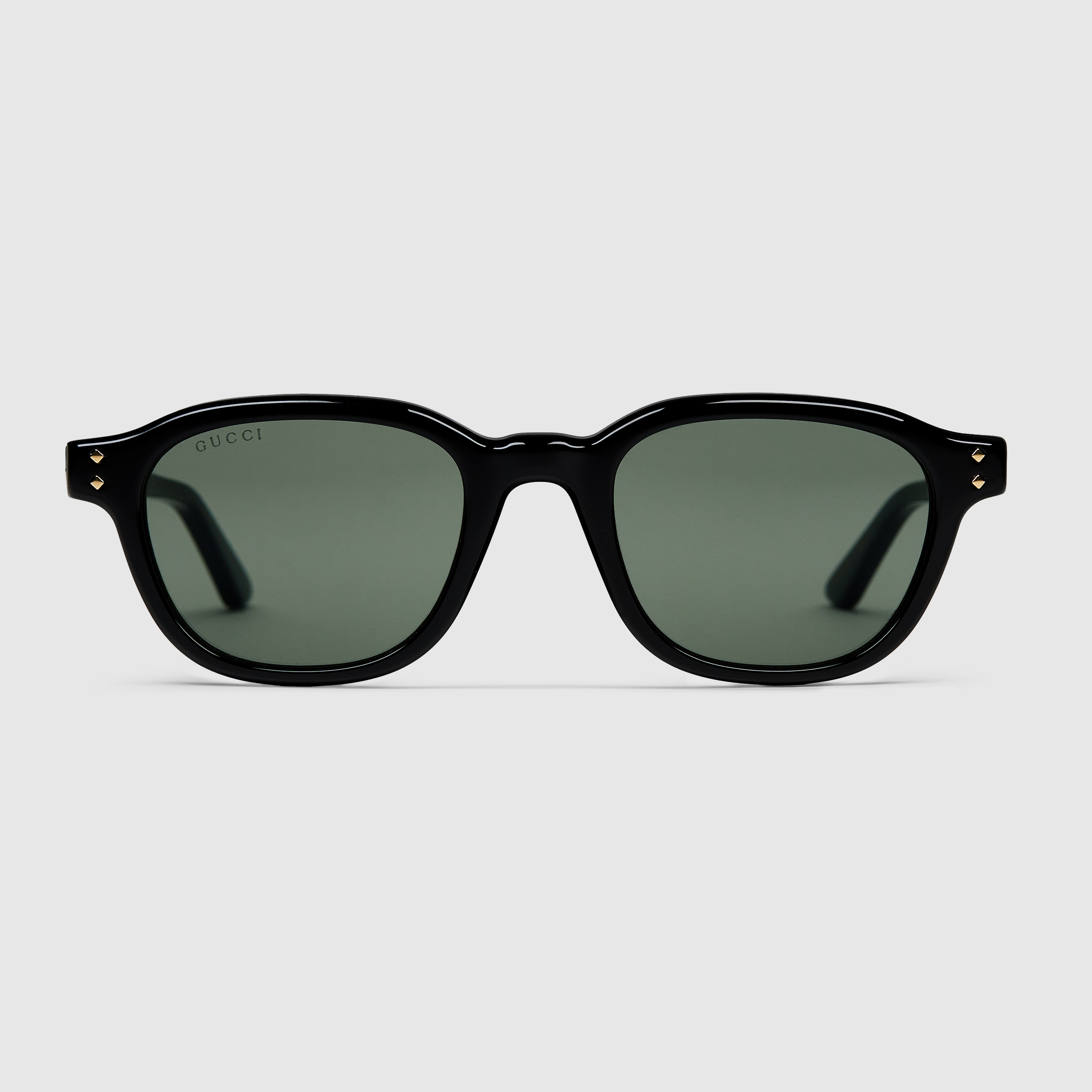 サングラス GUCCI BLACK ROUND SUNGLASSES Round-frame sunglasses in black acetate | GUCCI® US