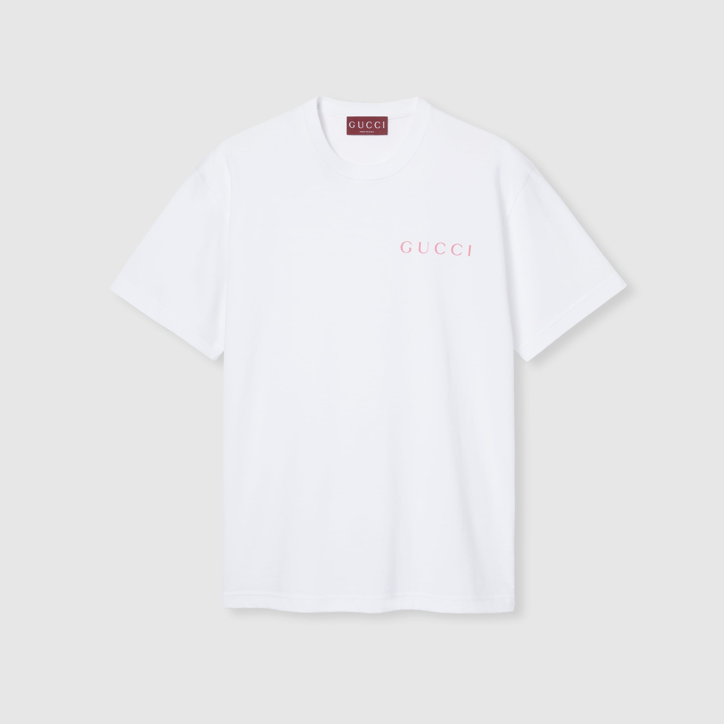 ぐっち•*¨*•.¸♬︎ T-shirt Gucci Men's Logo T-Shirt, Size Large 798115-XJG54