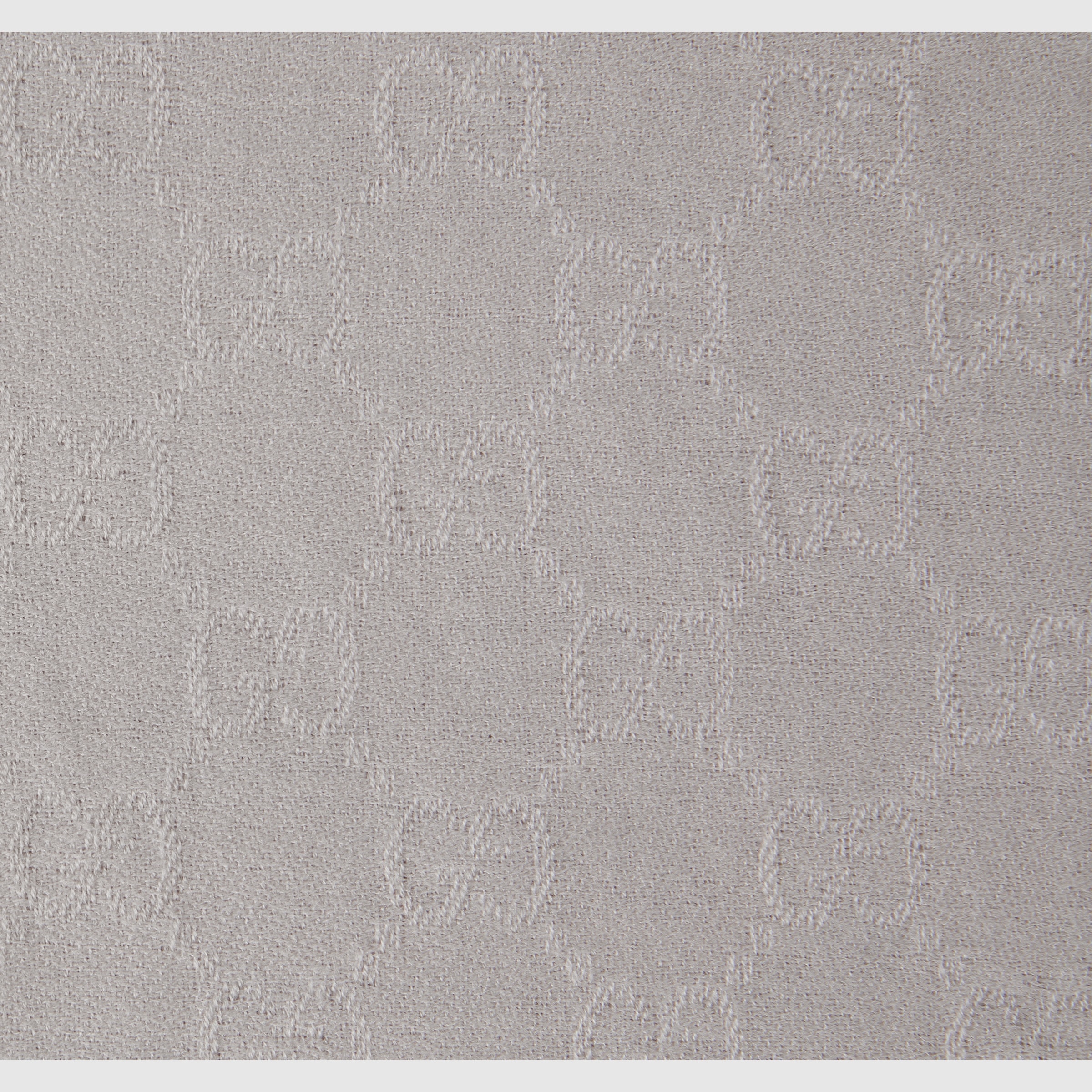 GGウール＆シルク ジャカード ショール ・ライトグレー | GUCCI公式