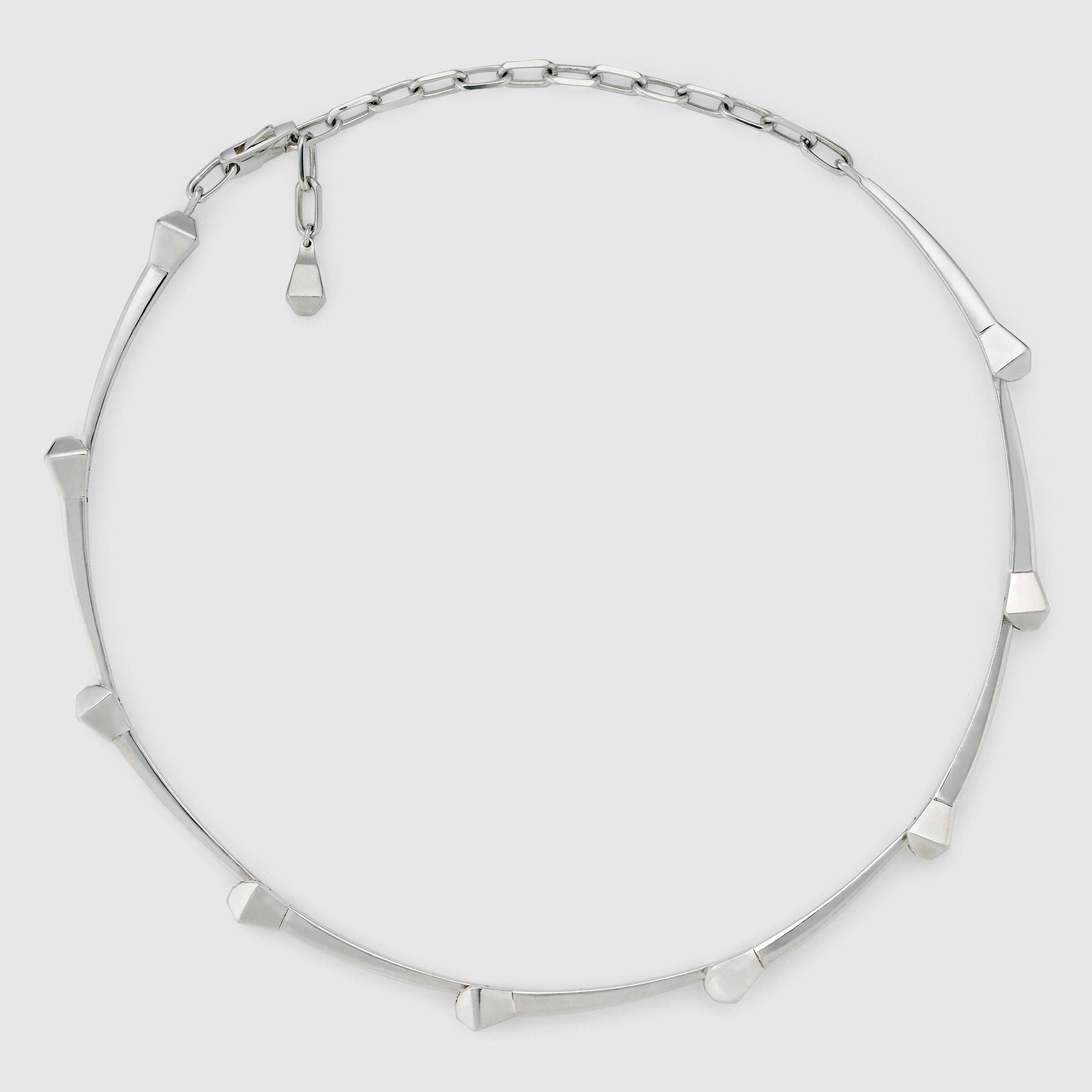 Chiodo choker necklace in 925 sterling silver | GUCCI® CA