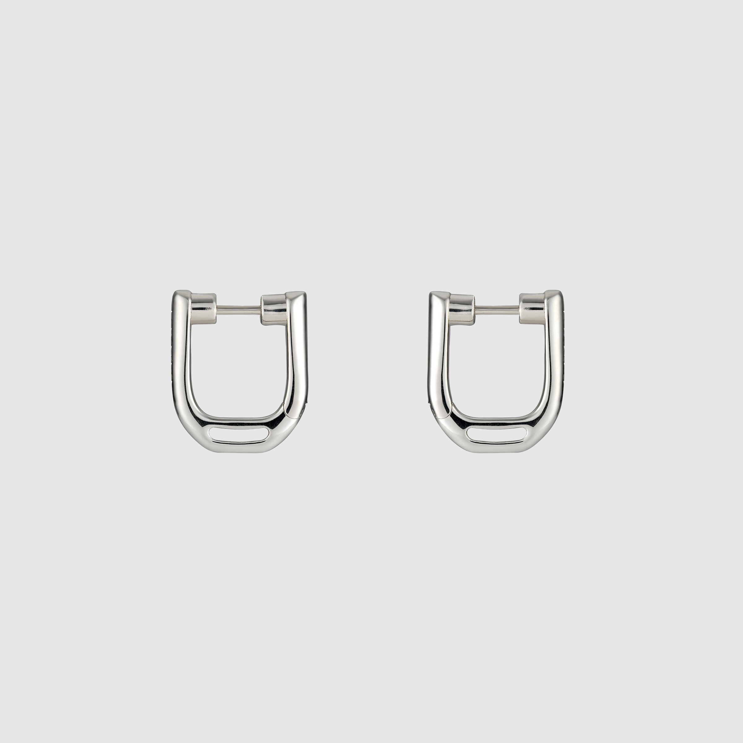 Gucci Staffa small hoop earrings in 925 sterling silver Gucci Staffa small hoop earrings in 925 sterling silver