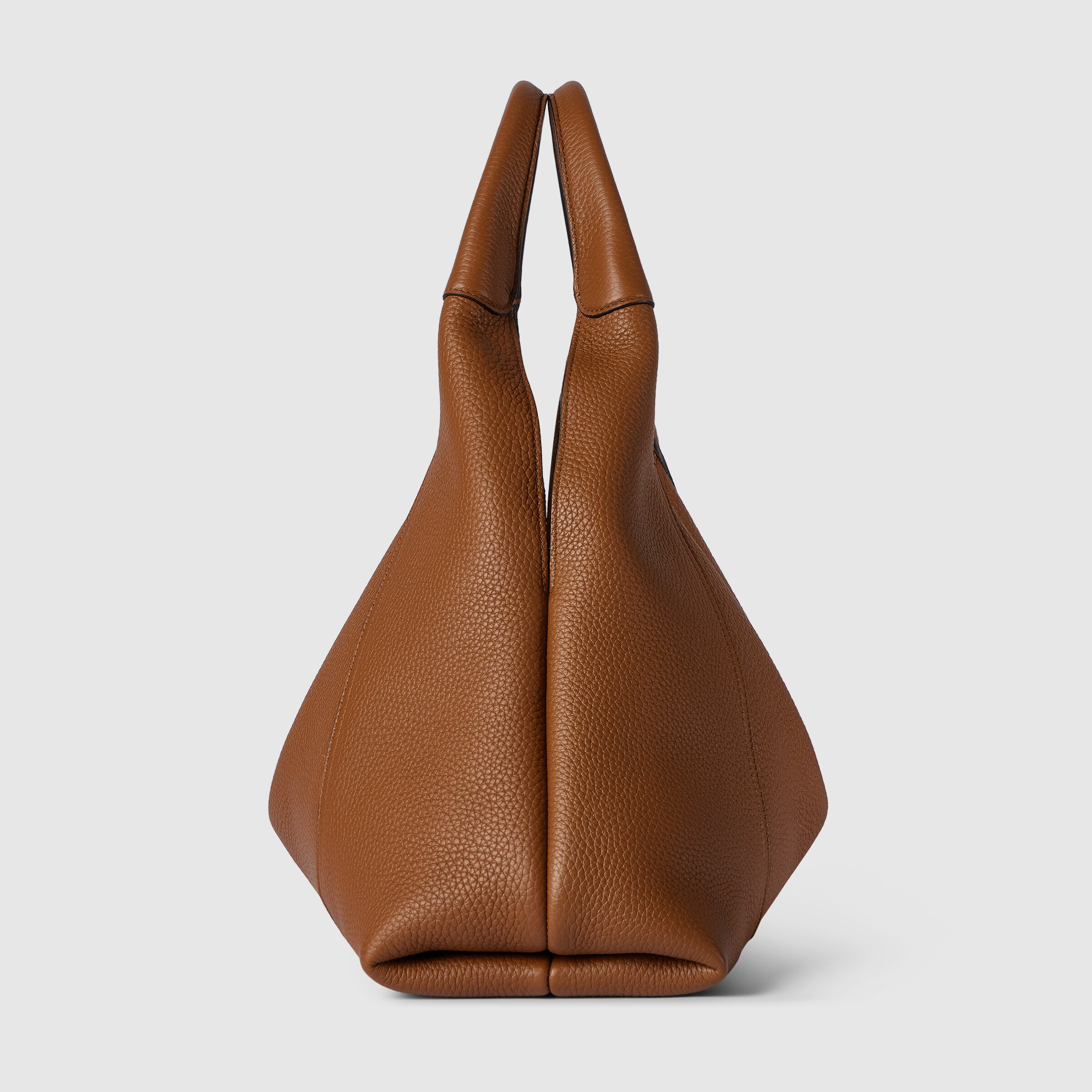 Softbit Maxi Leather Shoulder Bags - Brown