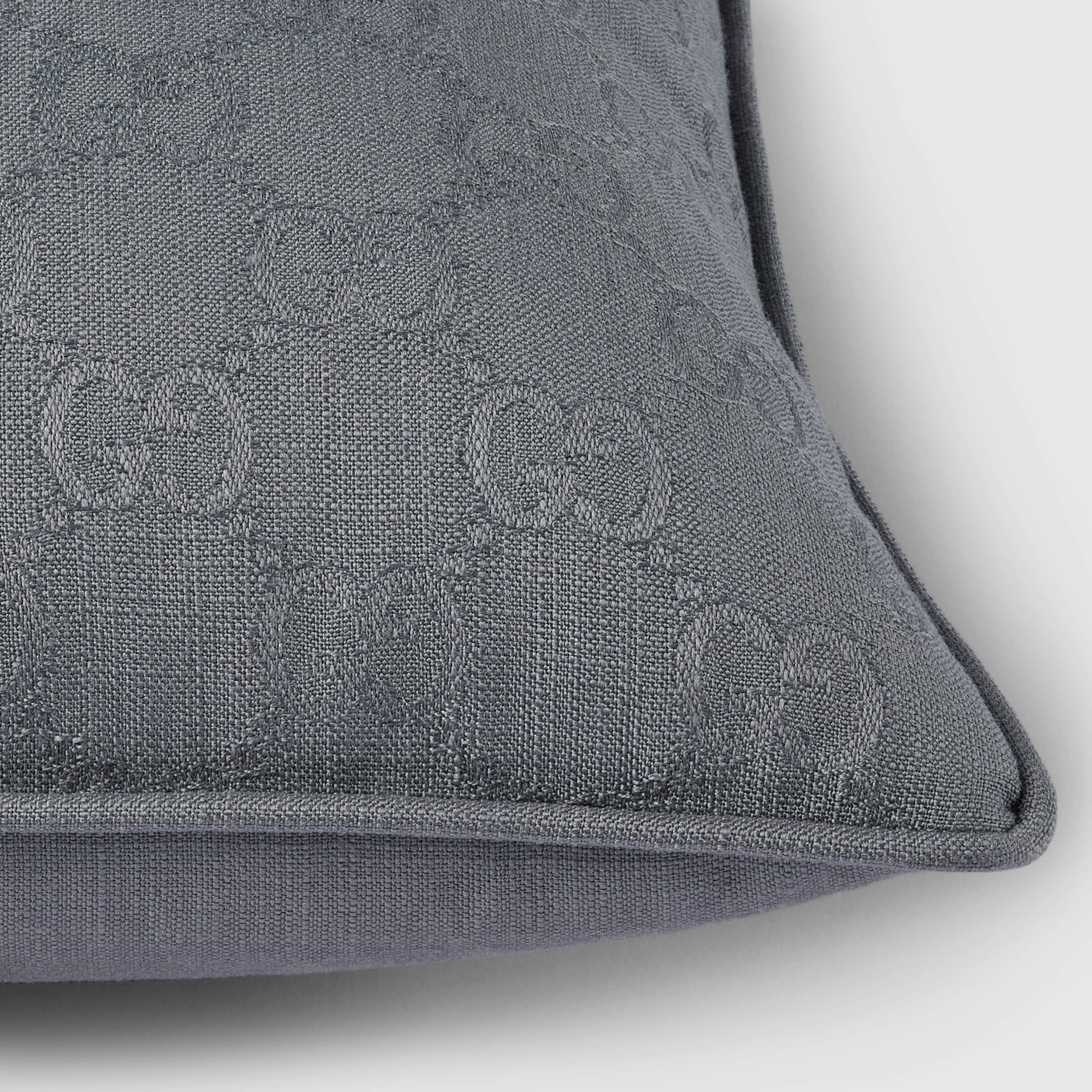 GG cushion in grey | GUCCI® UK