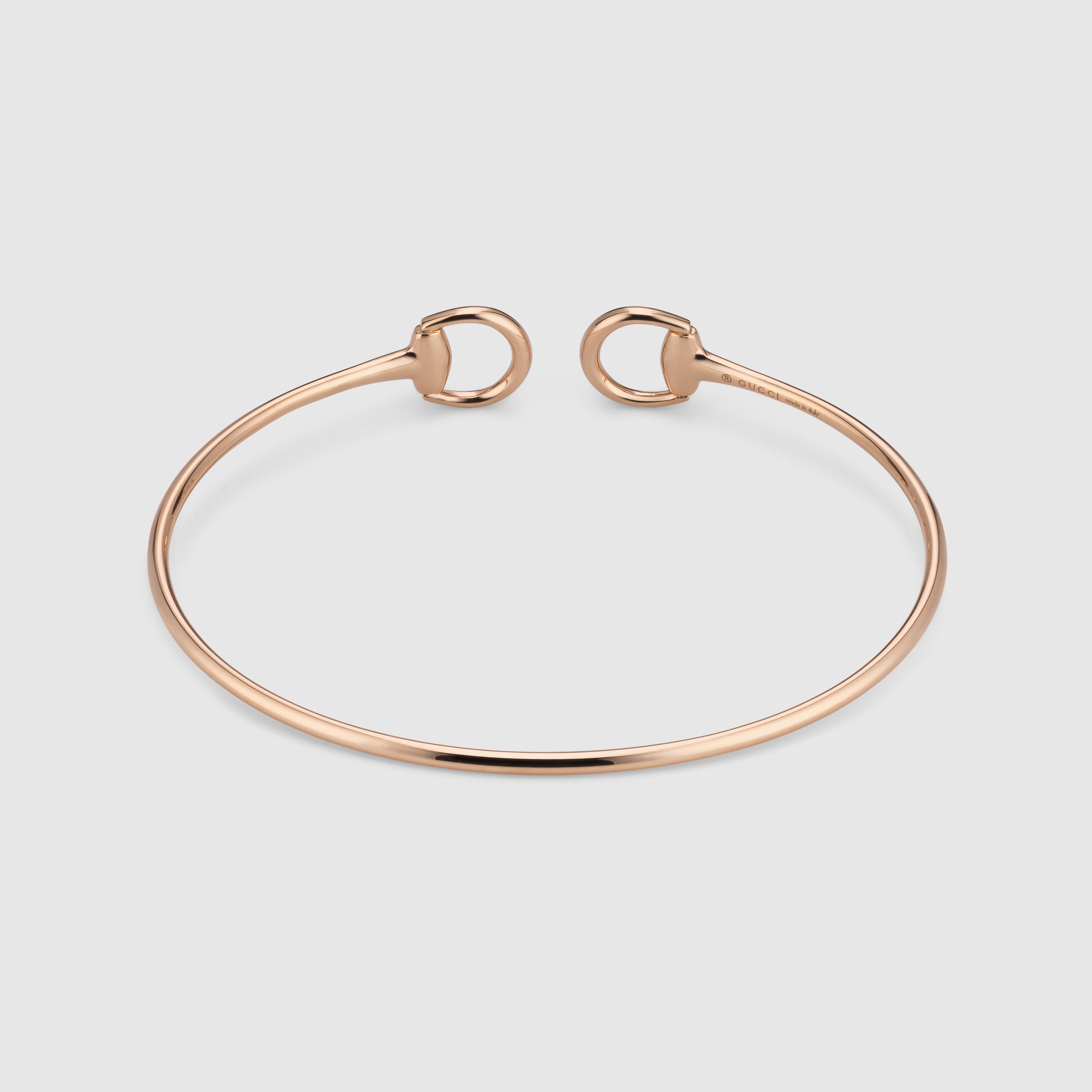 ホースビット〕18K ダイヤモンド カフブレスレット ・18K ピンク