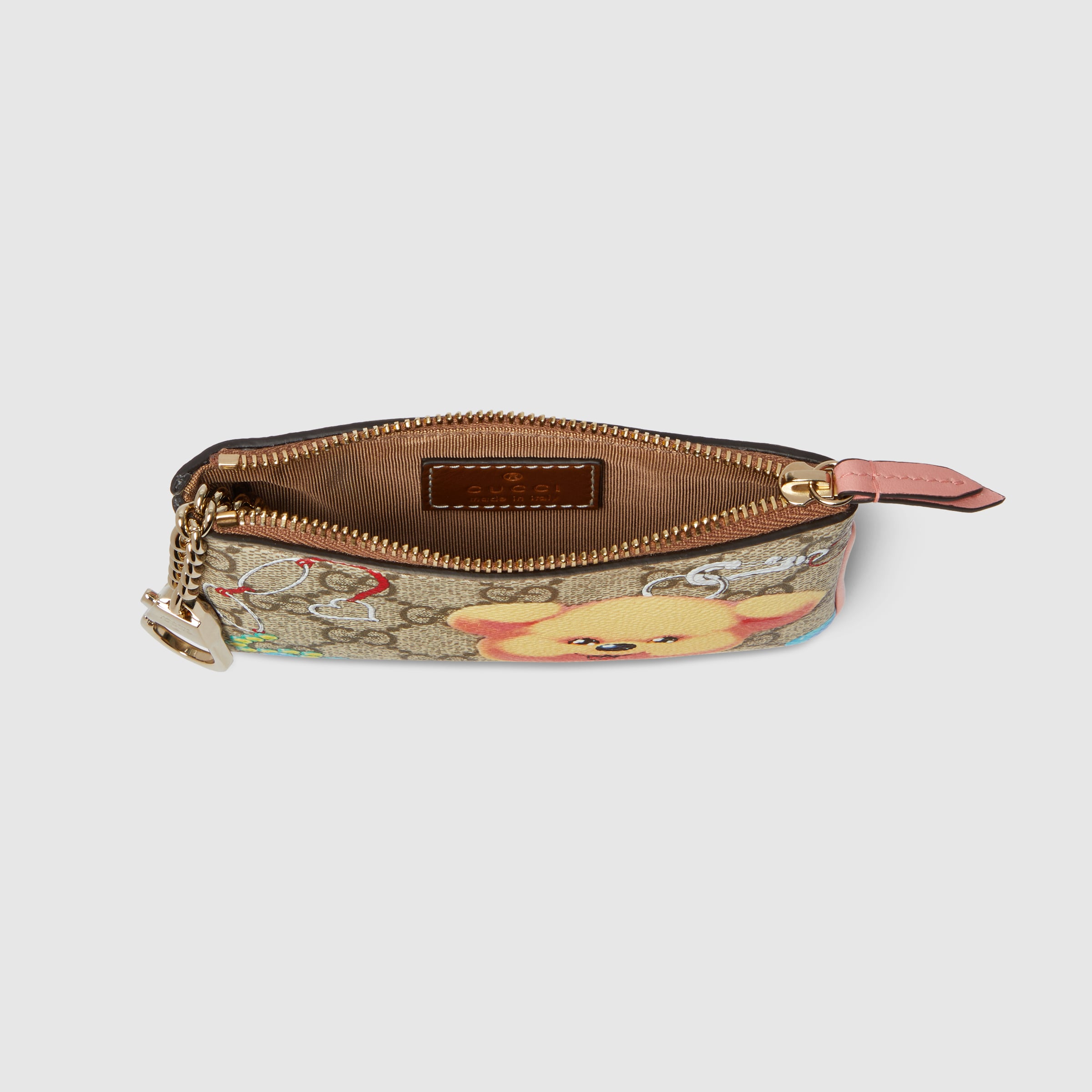 Gucci ハート型キーケース 猫イラスト付き Gucci ハート型キー