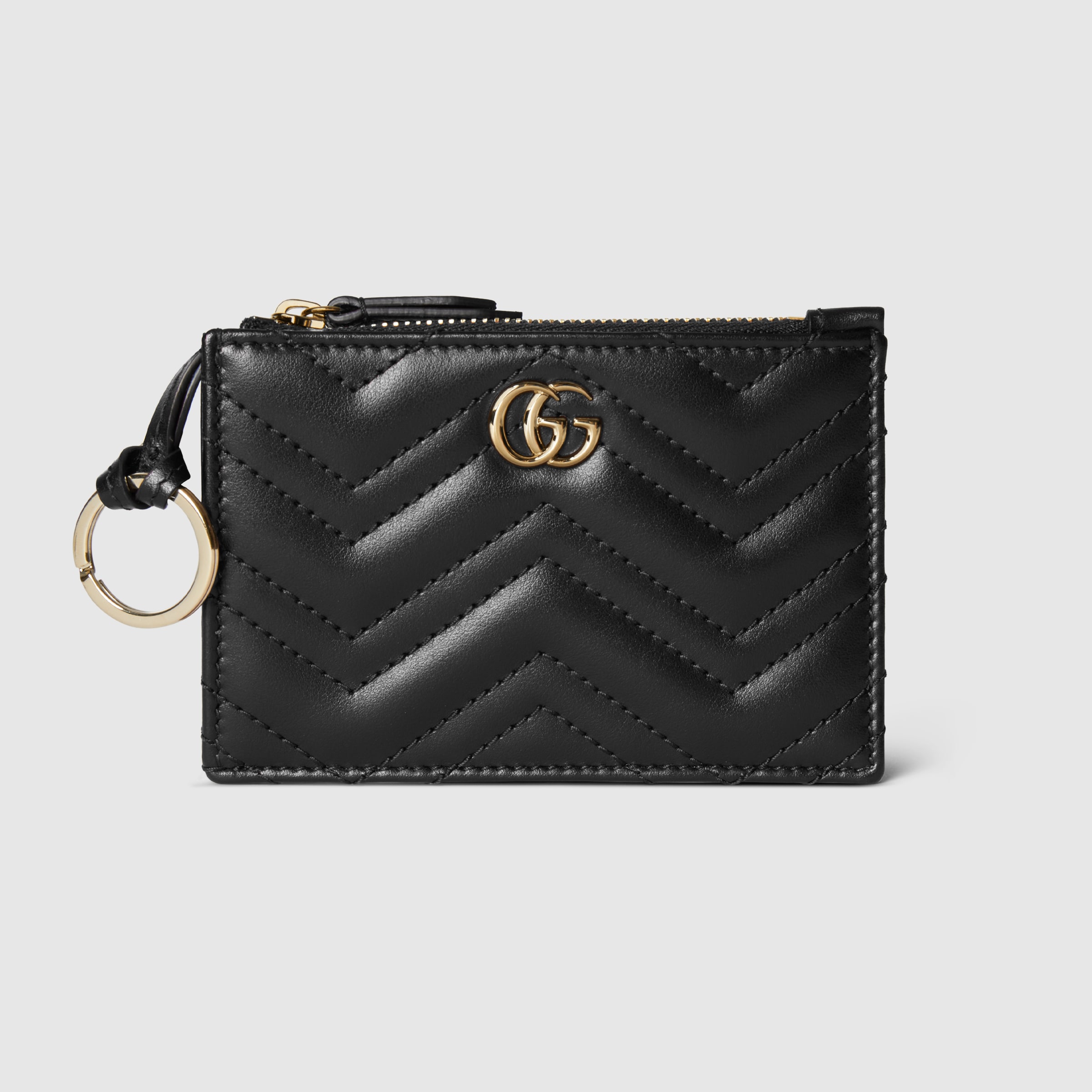 GUCCI グッチ GGレザー マネークリップウォレット ブラック