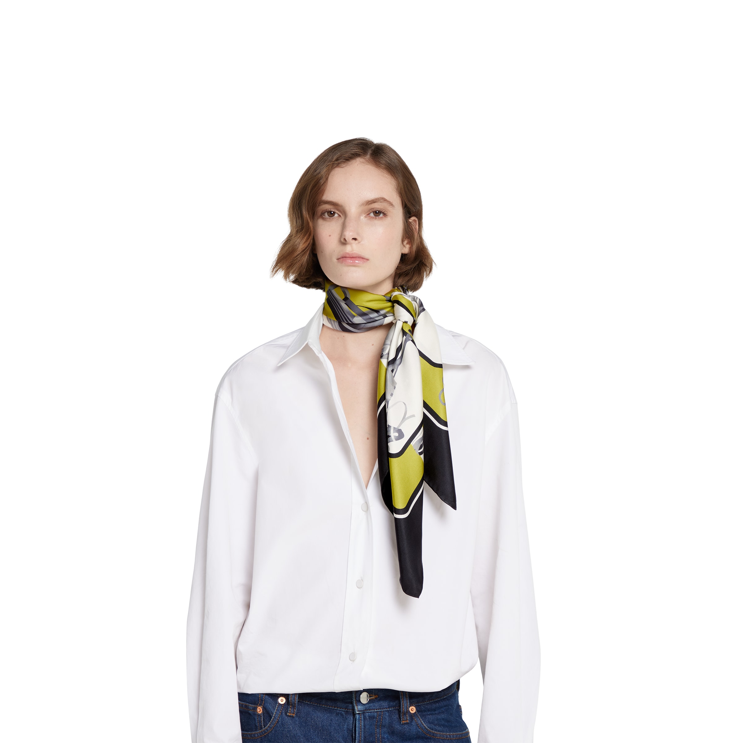 アーツアンドサイエンスSquare scarf MDMG-B 2024/Silk アーツアンドサイエンスSquare scarf MDMG-B 2024/Silk