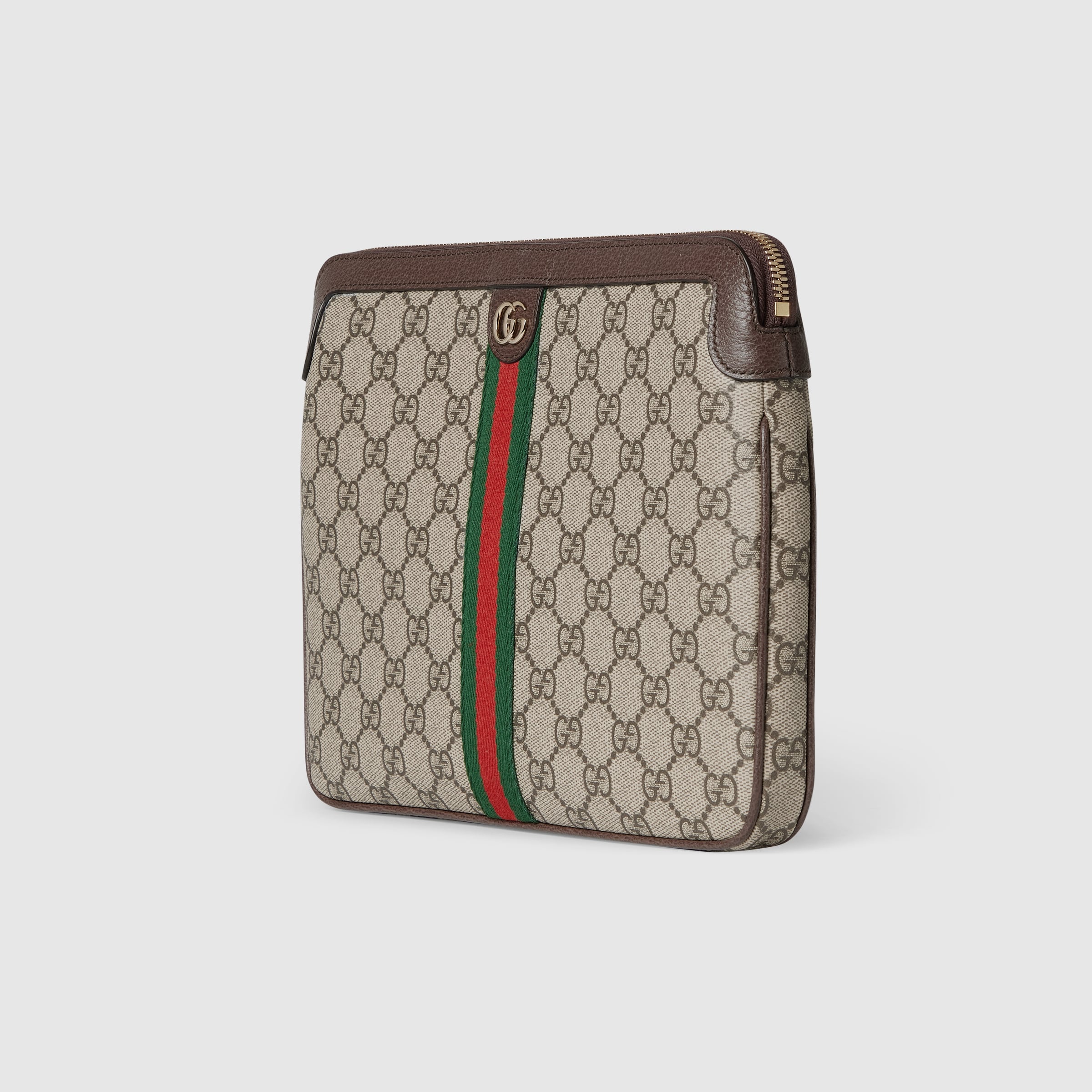 良品【GUCCI】シマ/レザー/GG柄/iPad/タブレット/ケース
