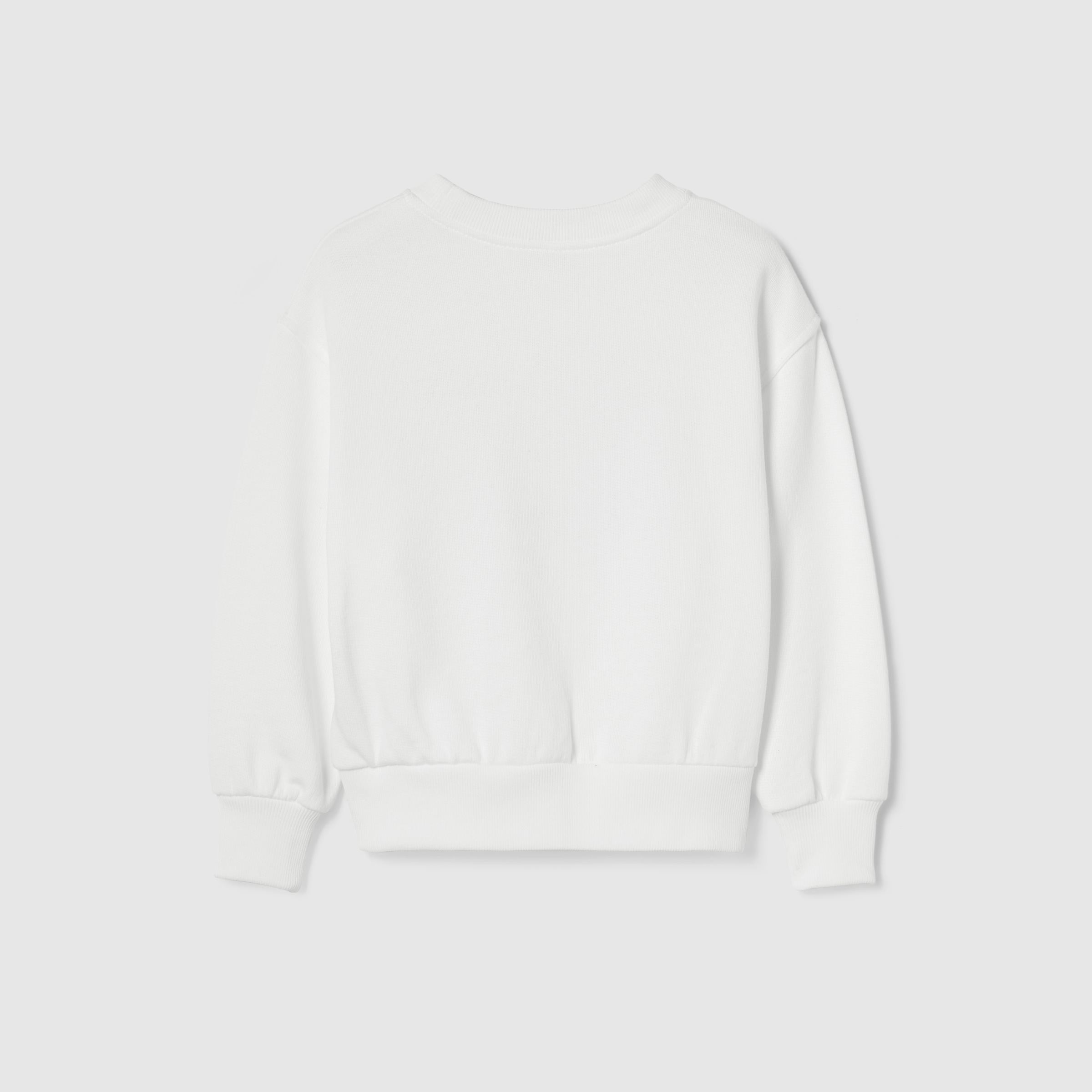 Children's cotton sweatshirt with print in white | GUCCI® US