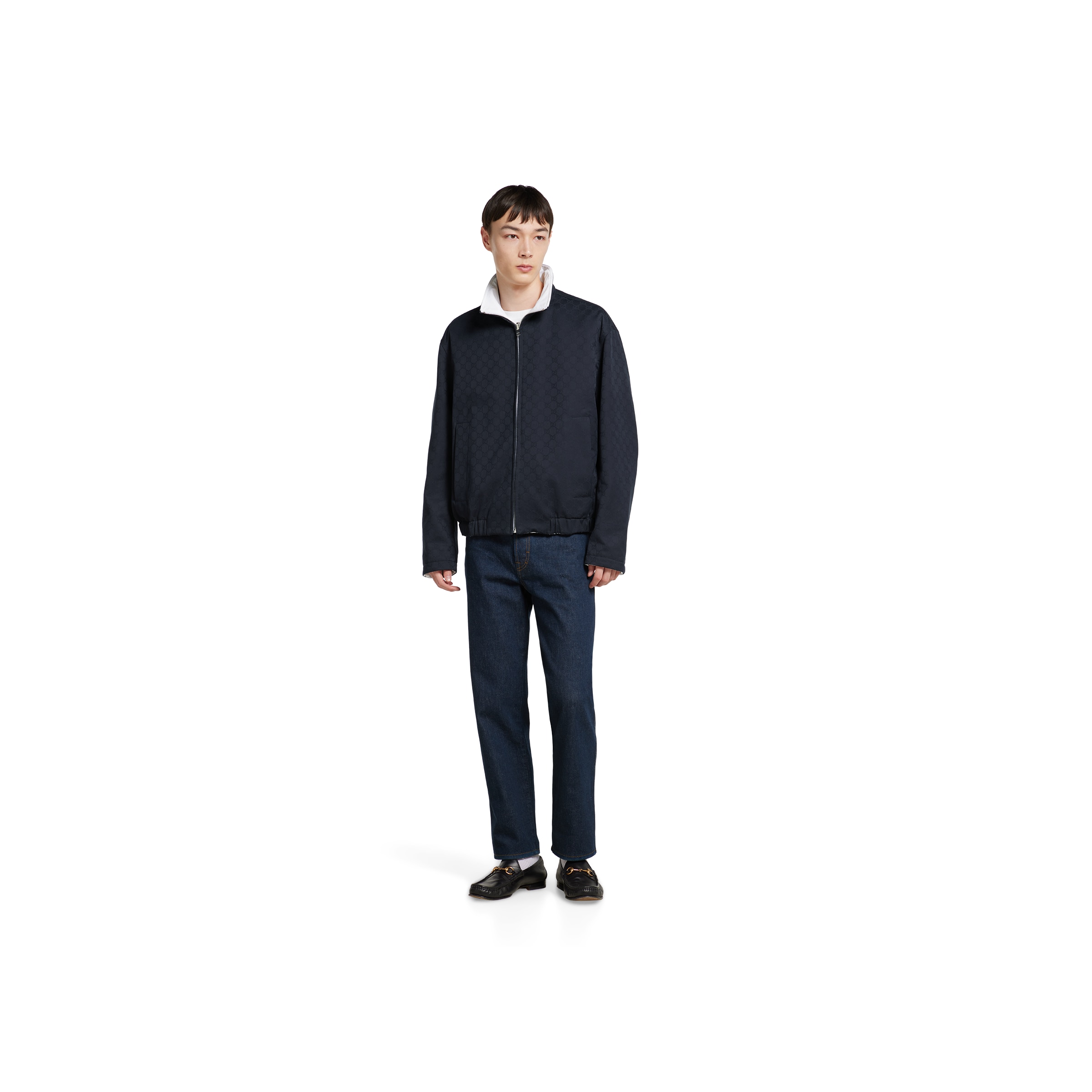 LIDNM/ COTTON SILK REVERSIBLE ZIP ジャケット・アウター