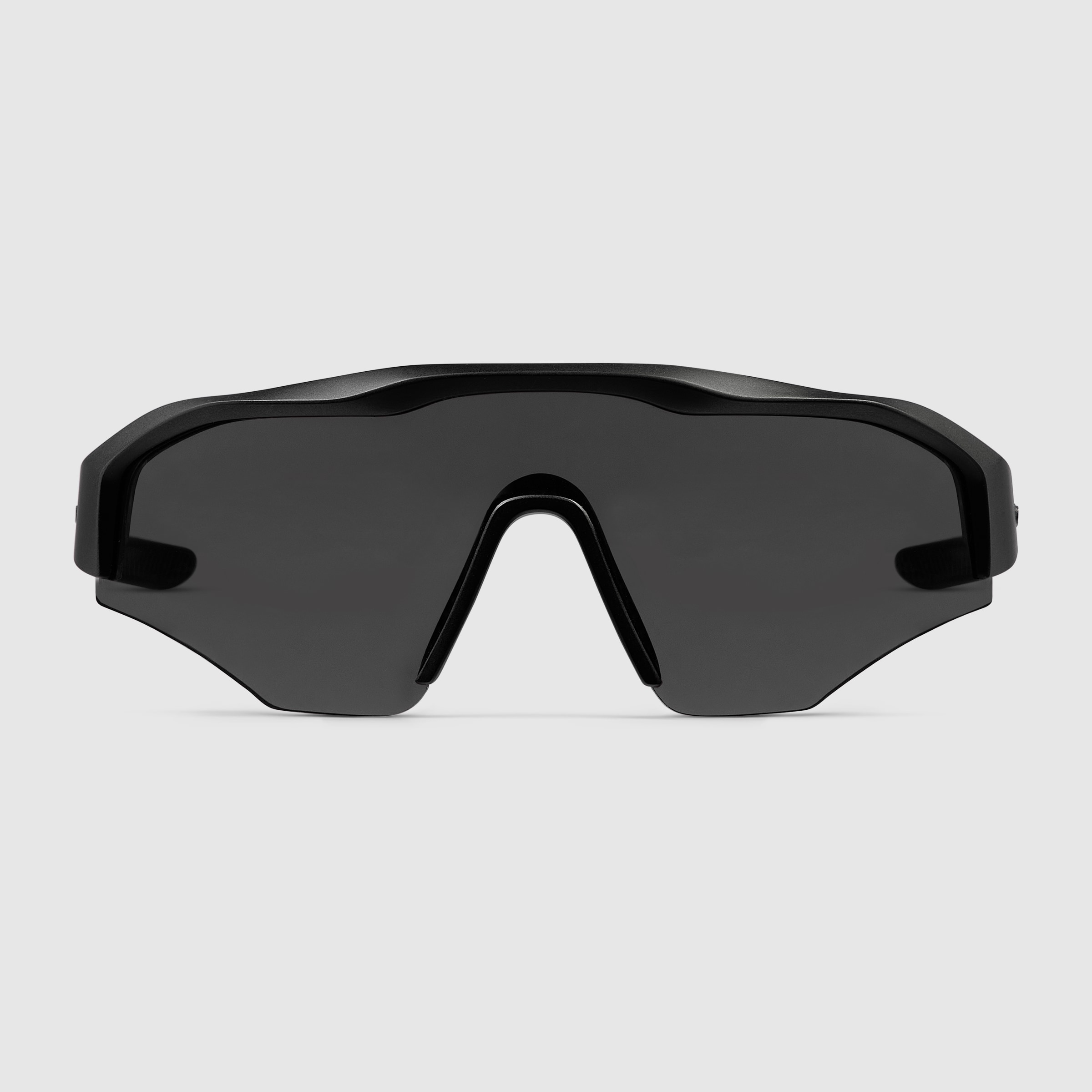 Mask-shaped sunglasses in black | GUCCI® US