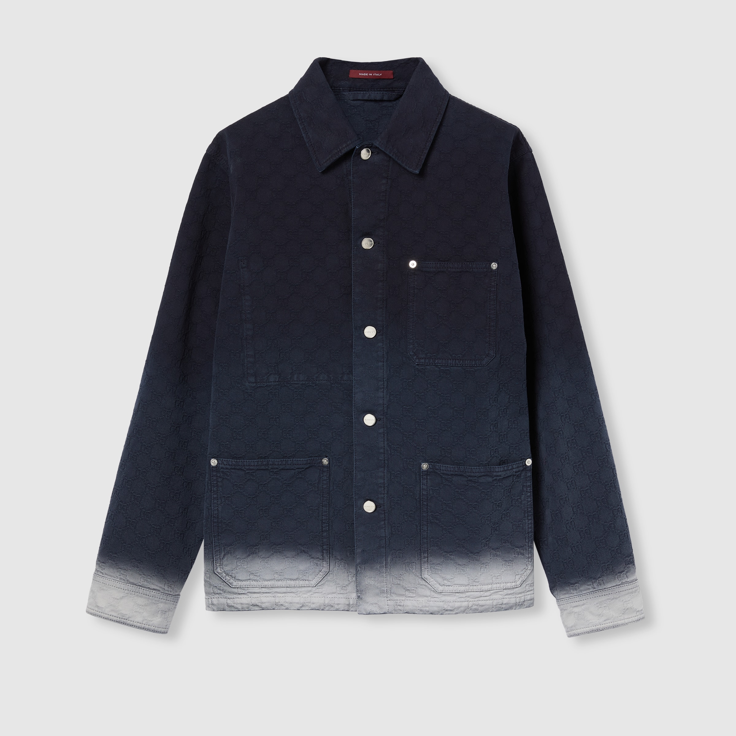 GUCCI GGロゴジャ−ジ　ネイビーL GUCCI GGロゴジャ−ジ ネイビーL