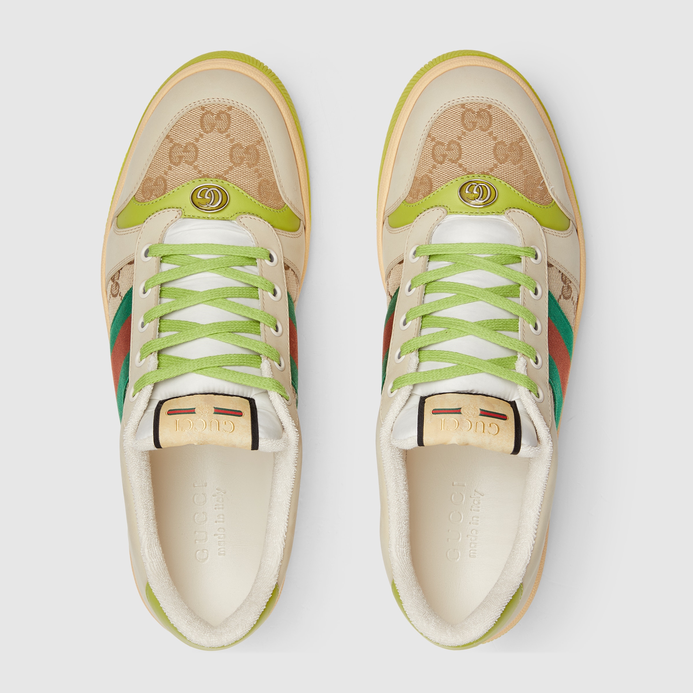 GUCCI ホワイト スニーカー ベルクロ