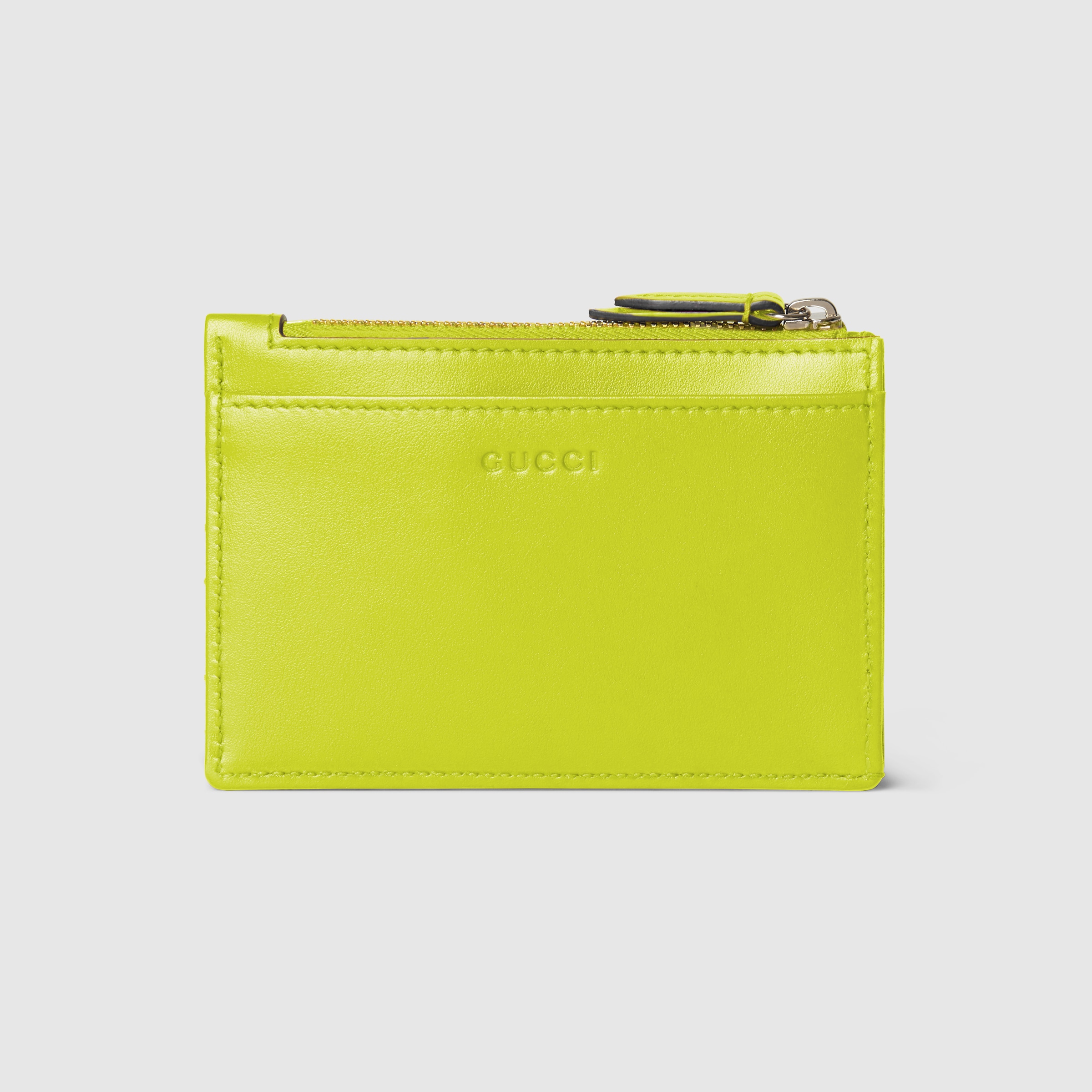ダブルG キーケース ・ブライトグリーン レザー | GUCCI公式