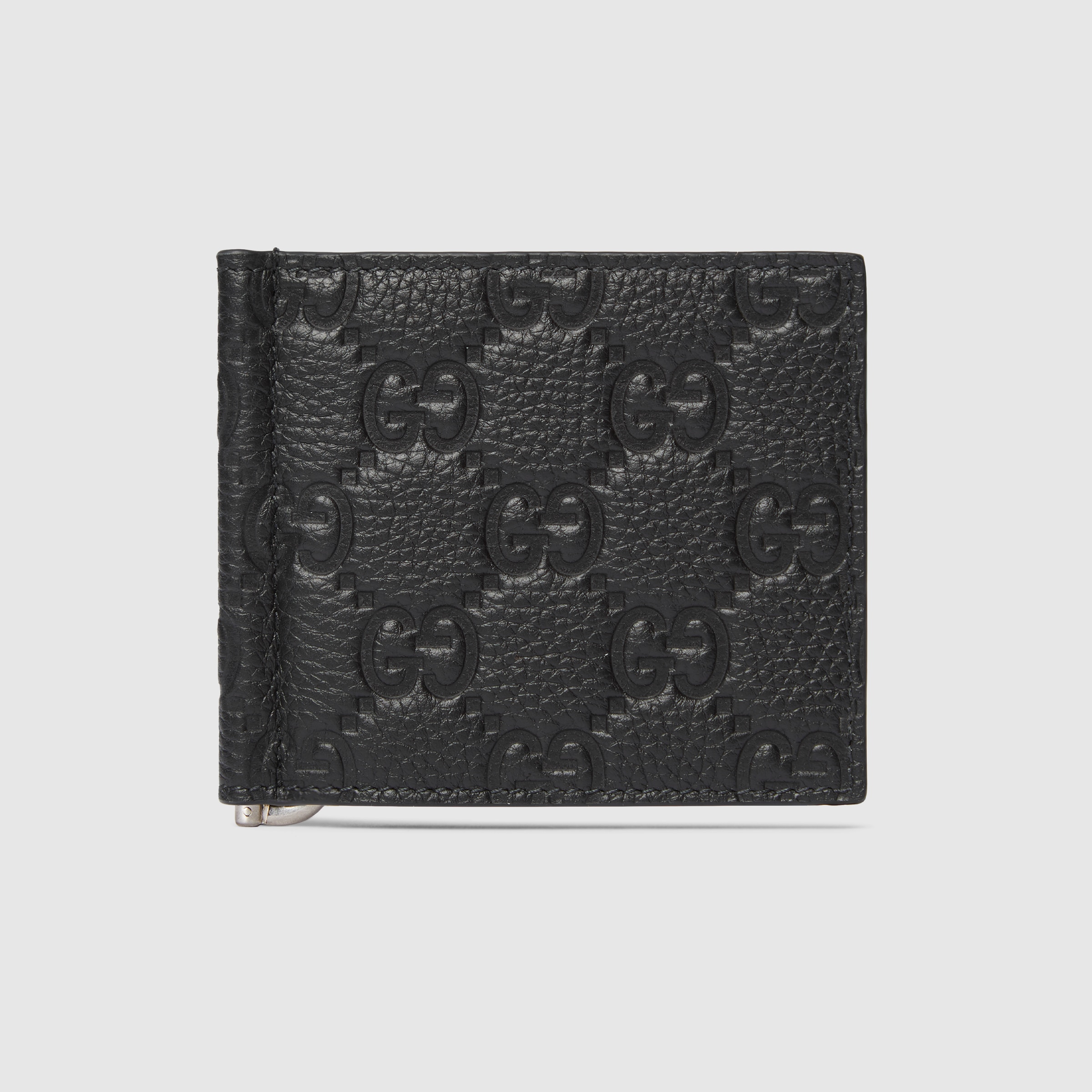 【⭐️美品】GUCCI 財布 マネークリップ Amazon | 【132】GUCCI マイクログッチシマレザー ブラック 黒