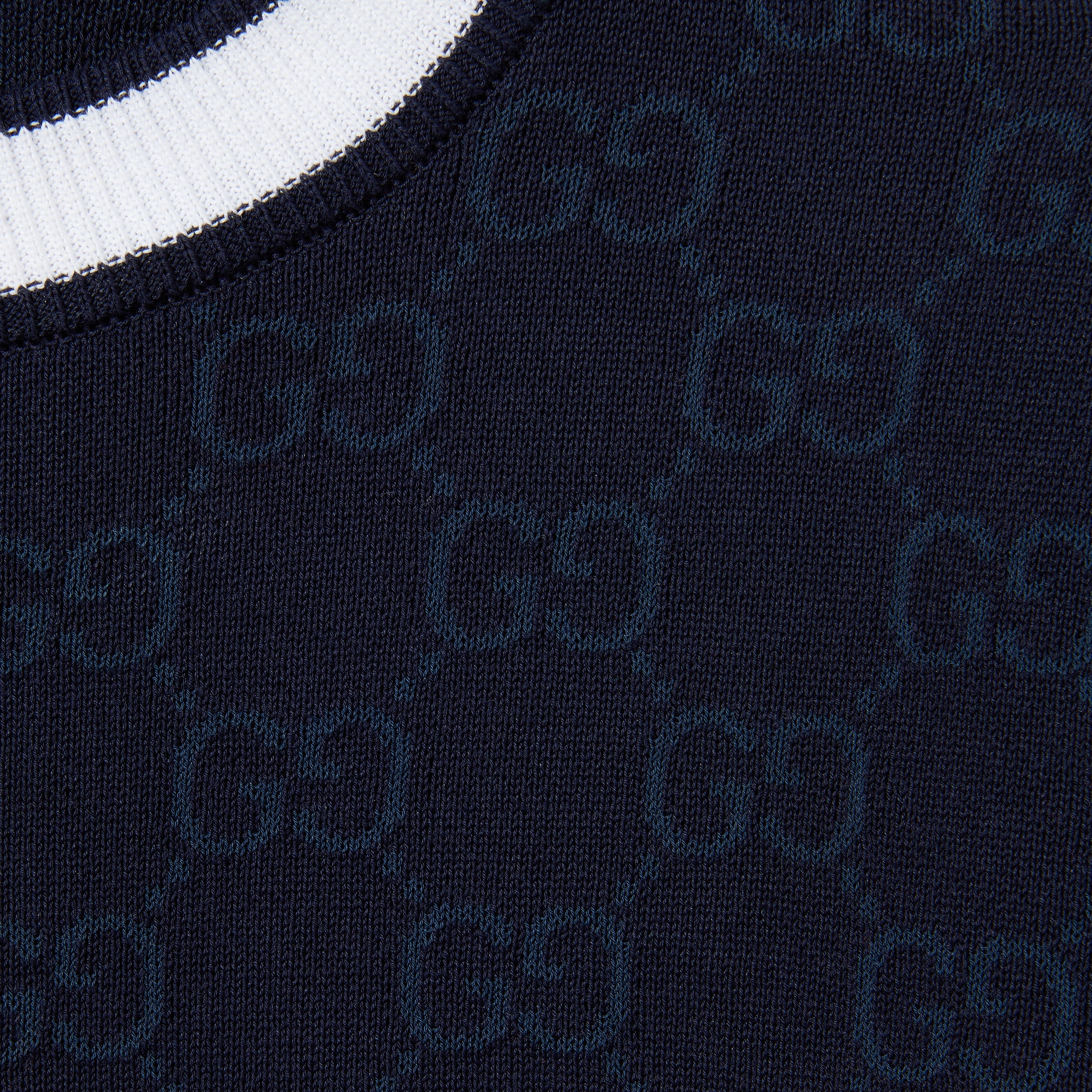 GUCCI/グッチ】 セーター ニット コットン100％ ネイビー/レッド