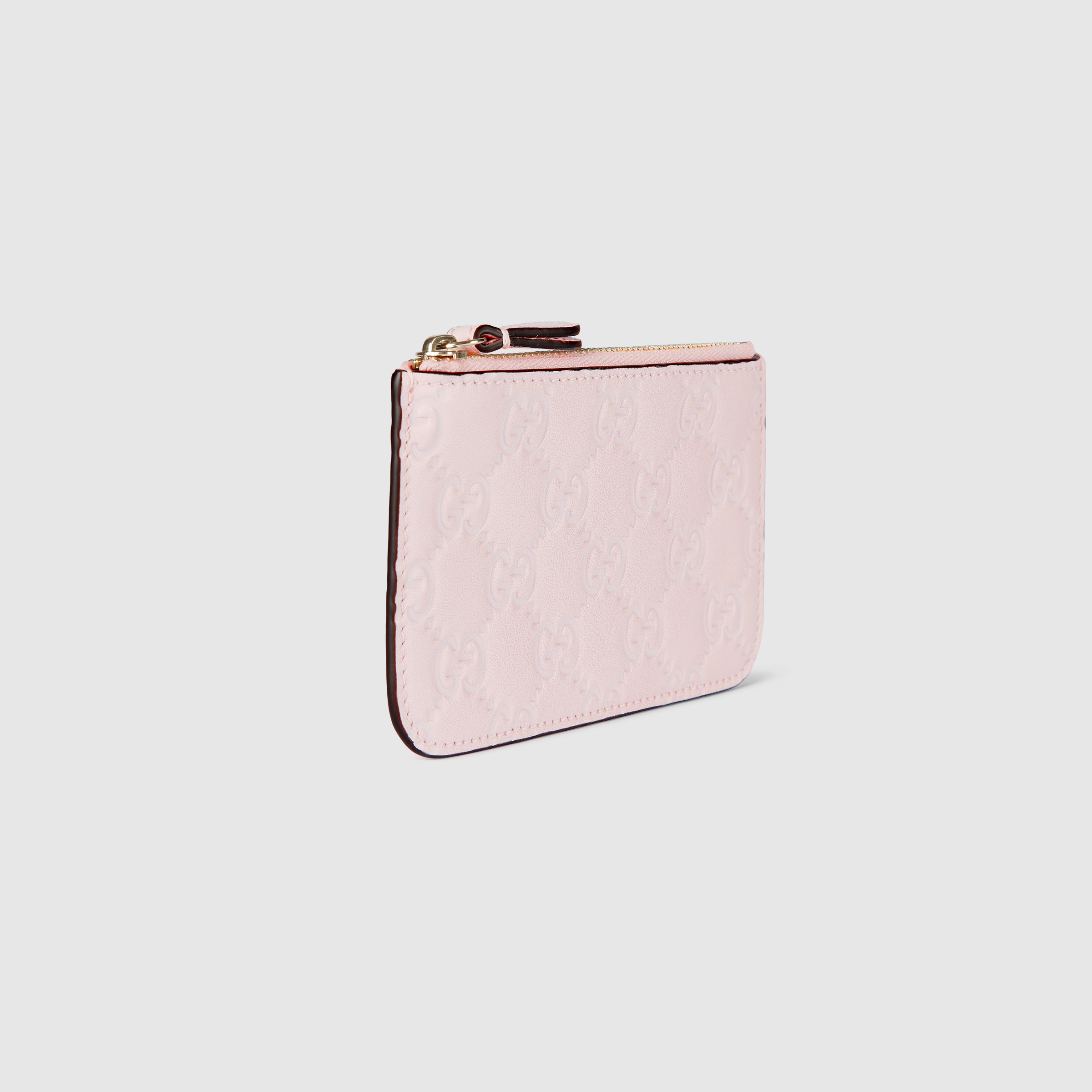 Gucci GGロゴ キーホルダー エンボス　ピンク Gucci GGロゴ キーホルダー エンボス ピンク