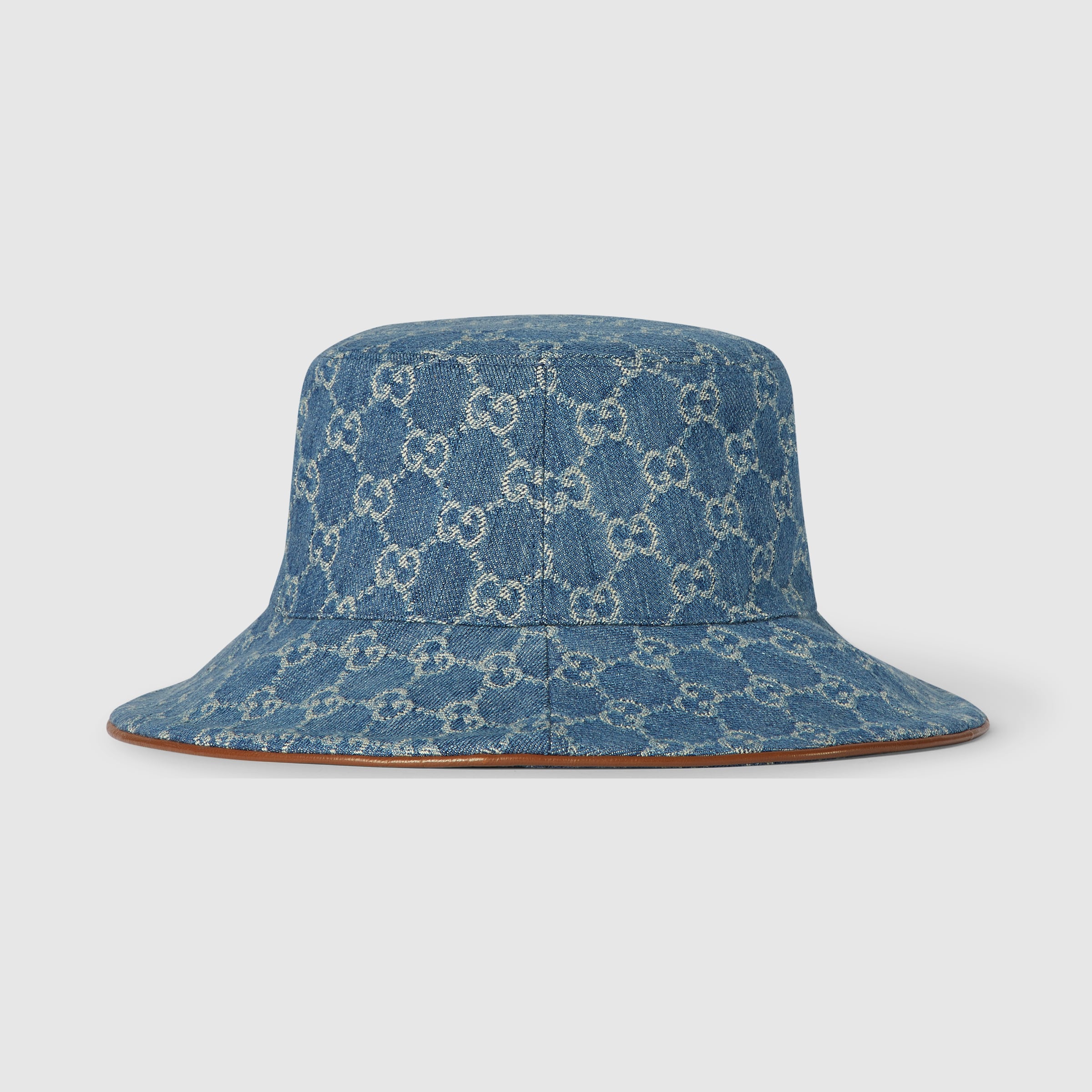 ハット GUCCI DENIM BUCKET HAT 836220_3HBCY_4665_002_100_0000