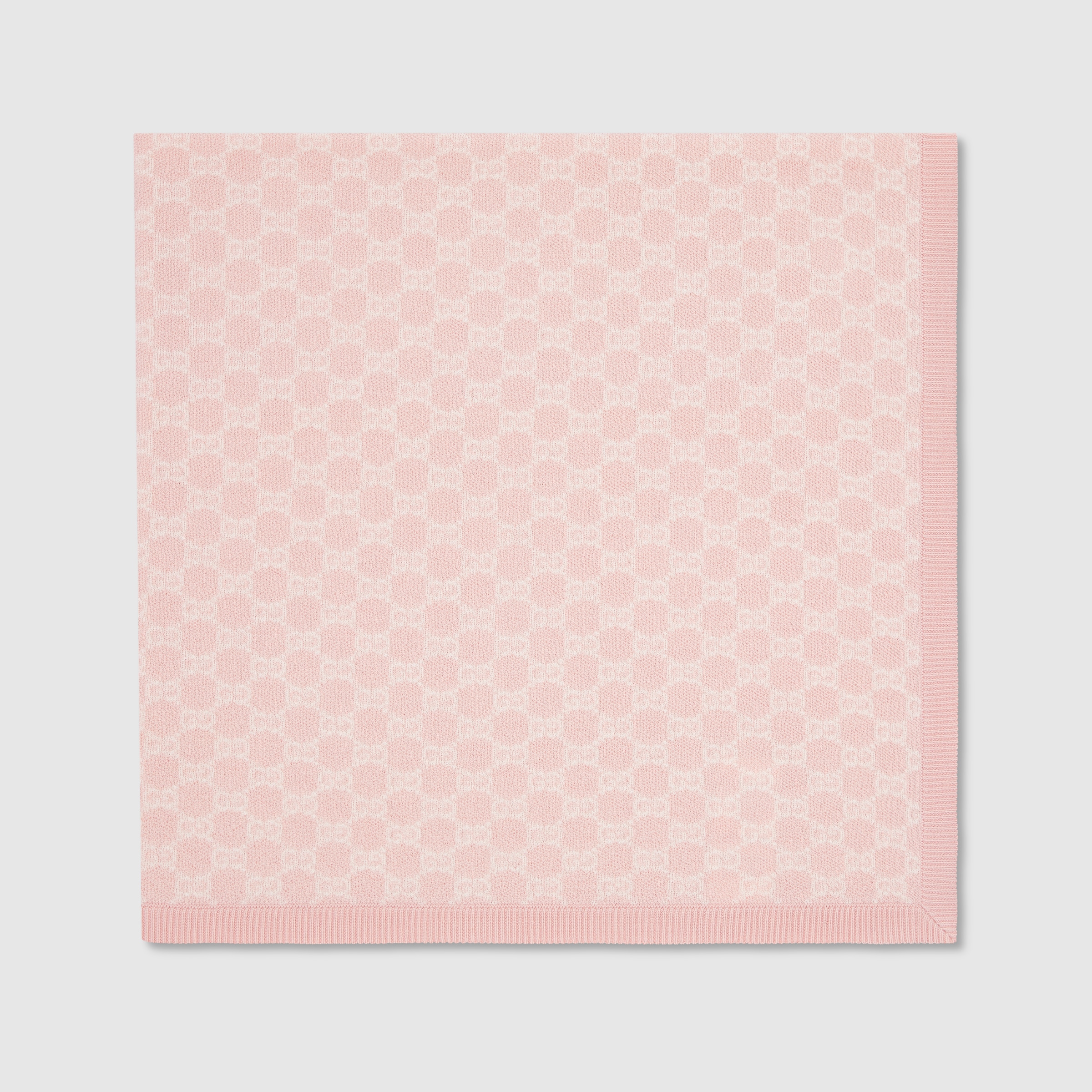 Coperta neonato in lana GG in rosa chiaro GUCCI® IT