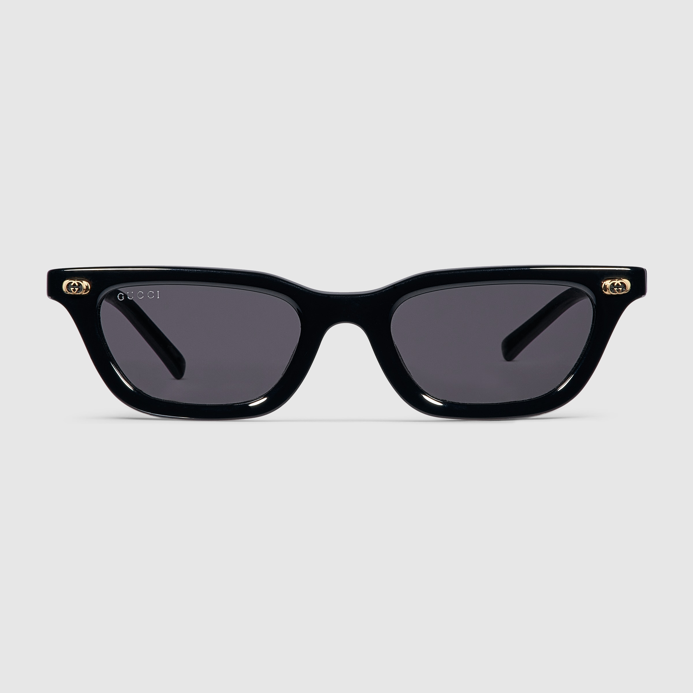 Cat eye frame sunglasses in black | GUCCI® US