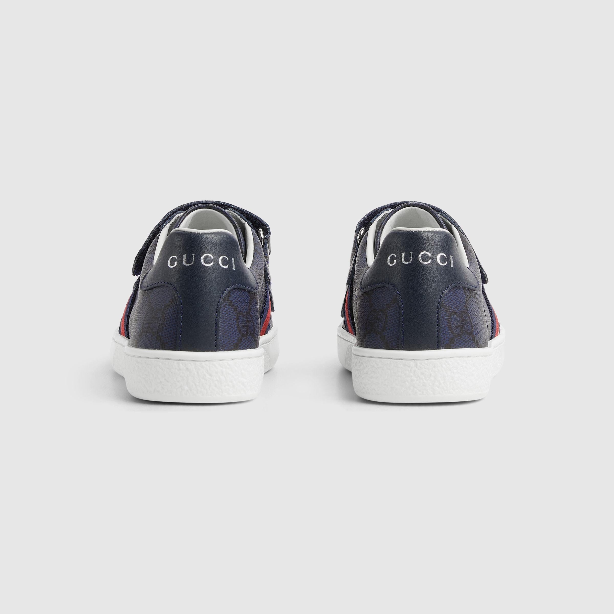 Children's Ace sneaker in blue GG Supreme | GUCCI® US