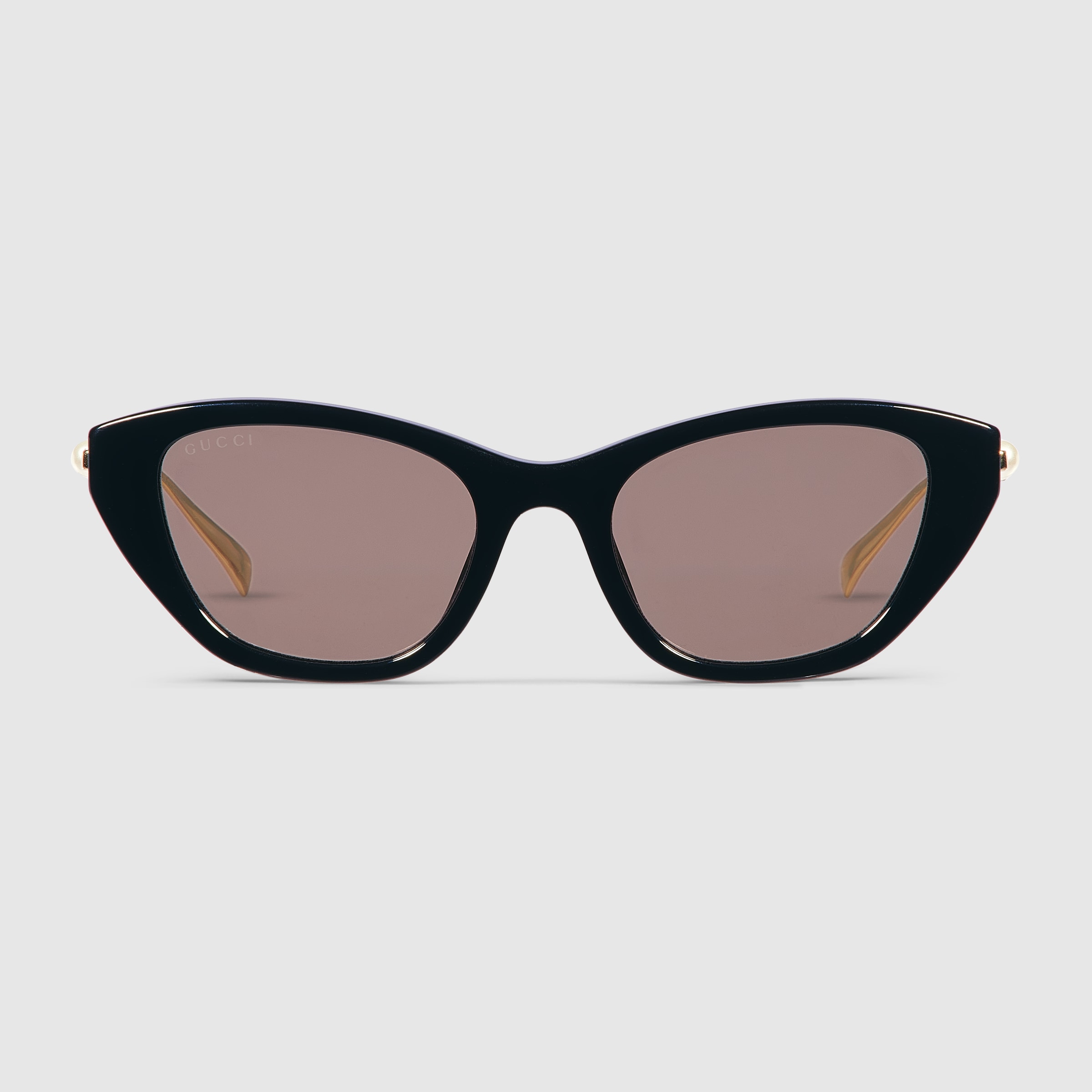 サングラス GUCCI FW22 Cat eye sunglasses (691304J0740 9781) Cat-eye frame sunglasses in black acetate | GUCCI® US