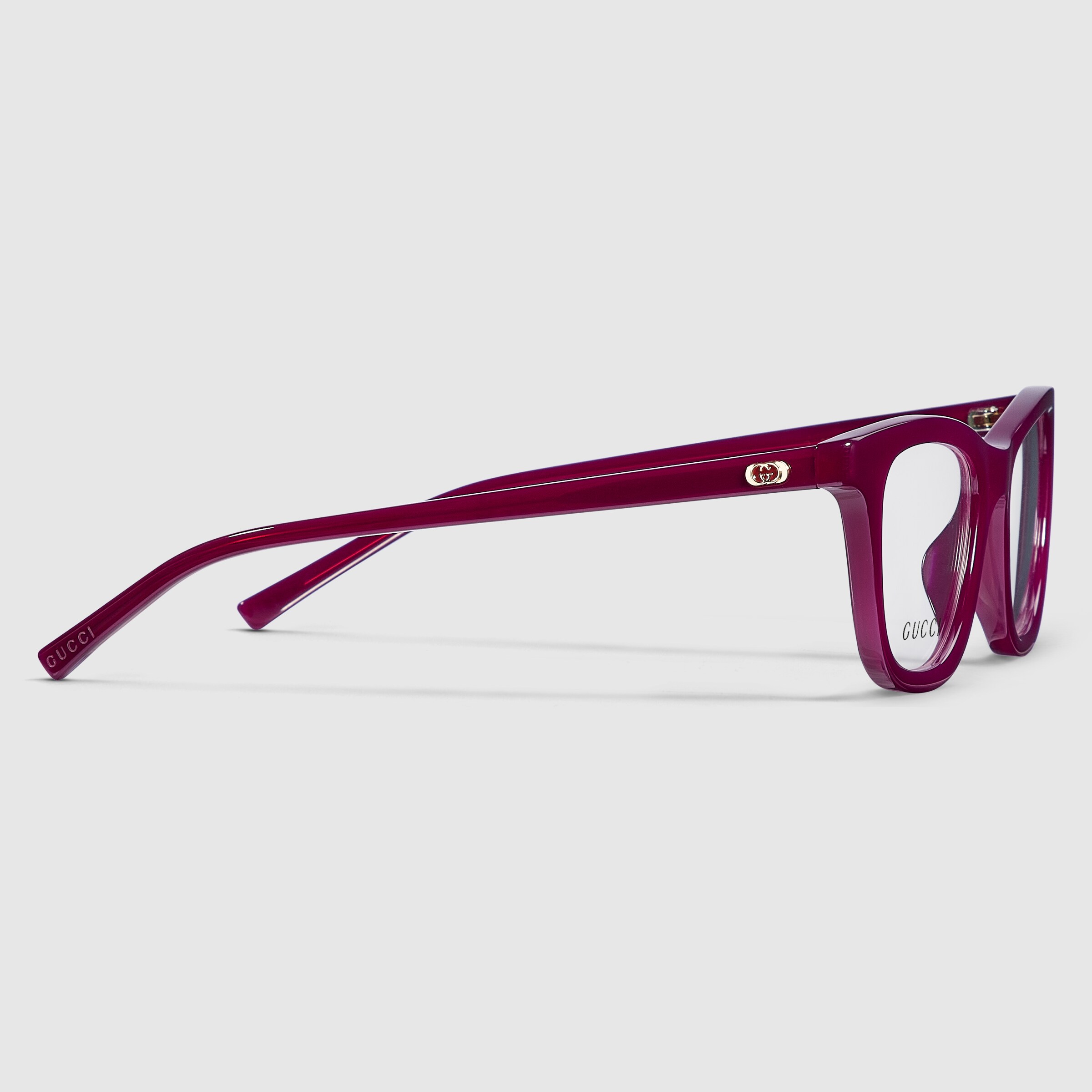 Cat eye optical frame in violet | GUCCI® US