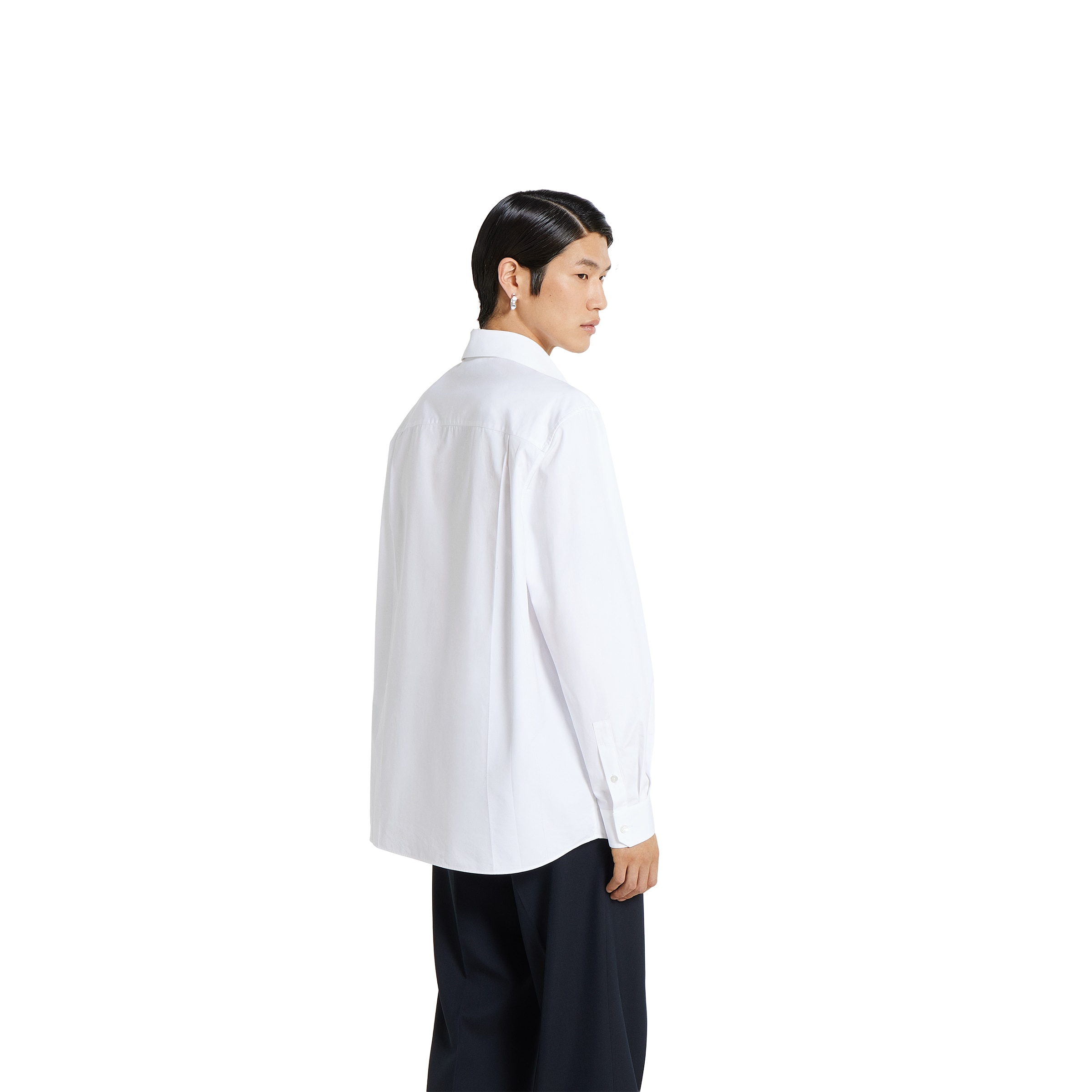 Tシャツ・カットソー GUCCI FW24 White stretch poplin shirt (79173526242 9000) Stretch cotton poplin shirt in white | GUCCI® IT