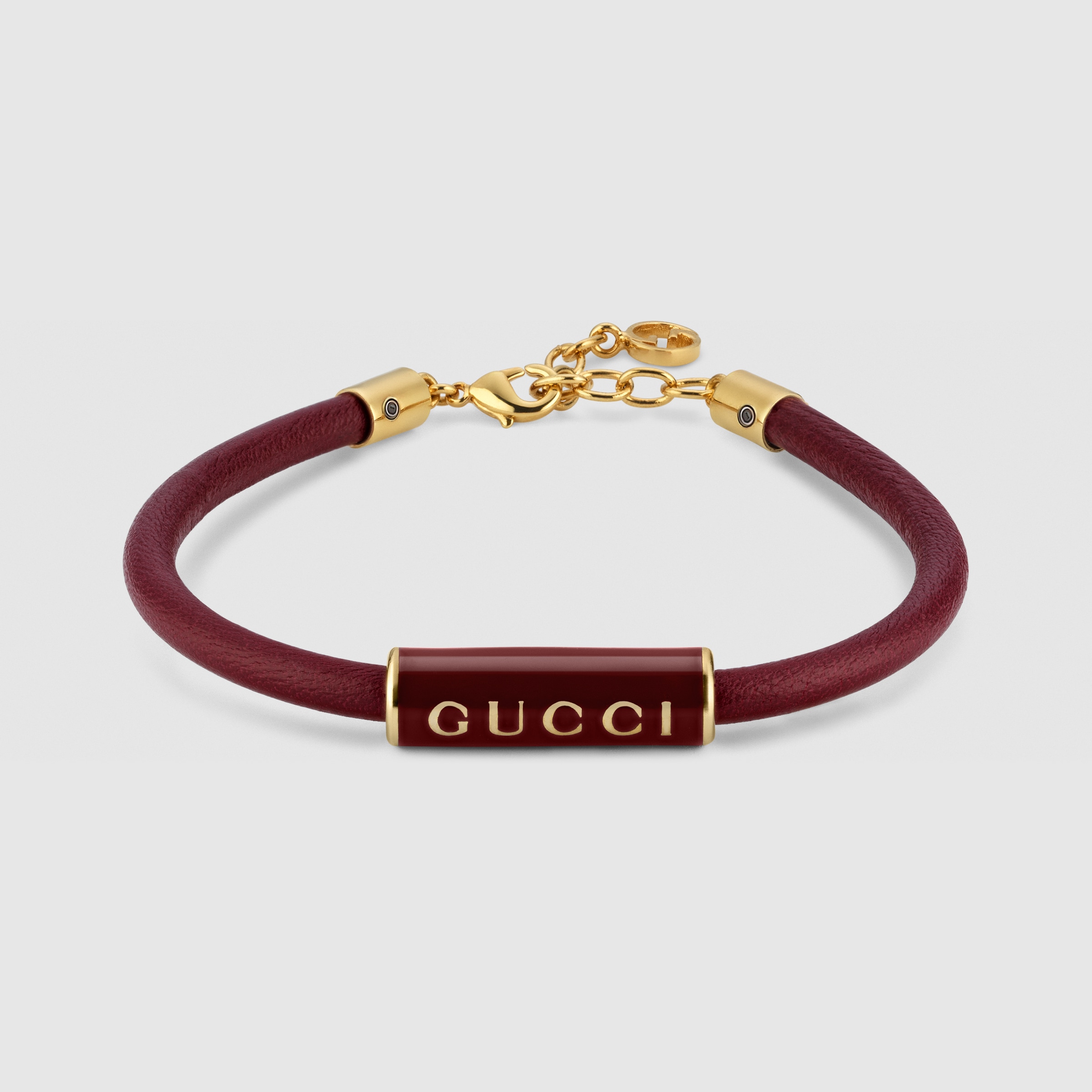 ラッカーフィニッシュ GUCCI ブレスレット ・グッチ ロッソ アンコーラ