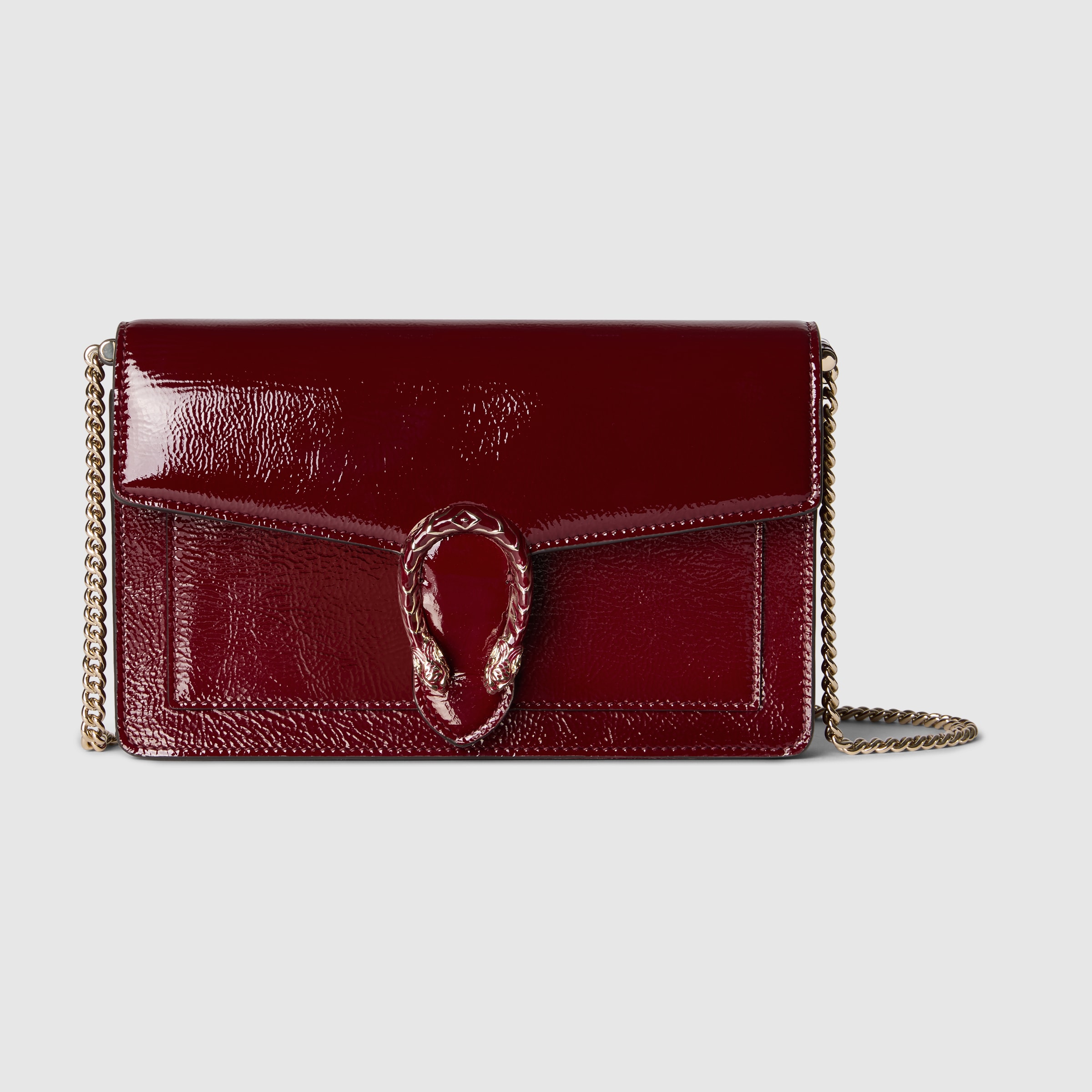【関税&送料込】Gucci Portafogli Con Catena Dionysus In Tess Portafoglio Dionysus con catena in pelle Rosso Ancora