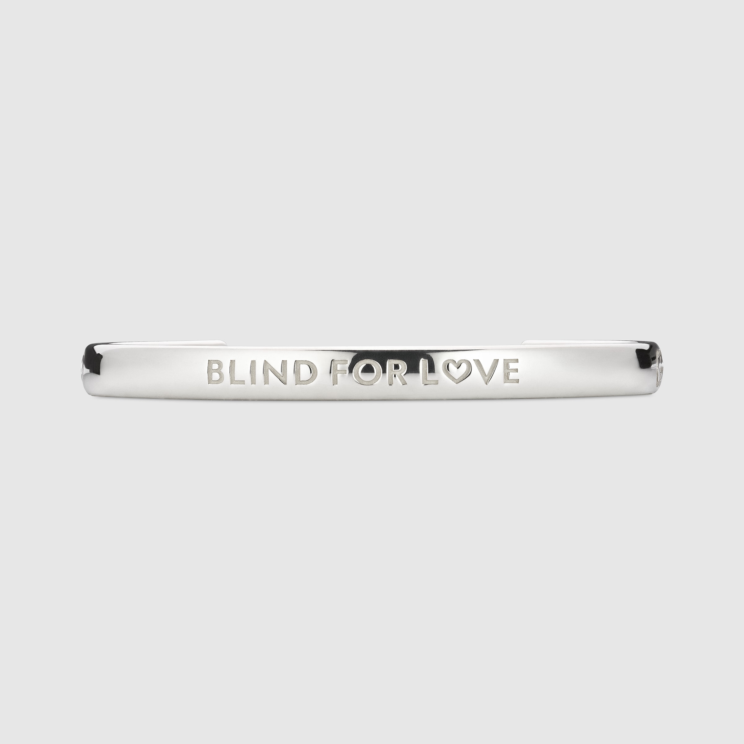 Blind For Love bangle bracelet in 925 sterling silver | GUCCI® US