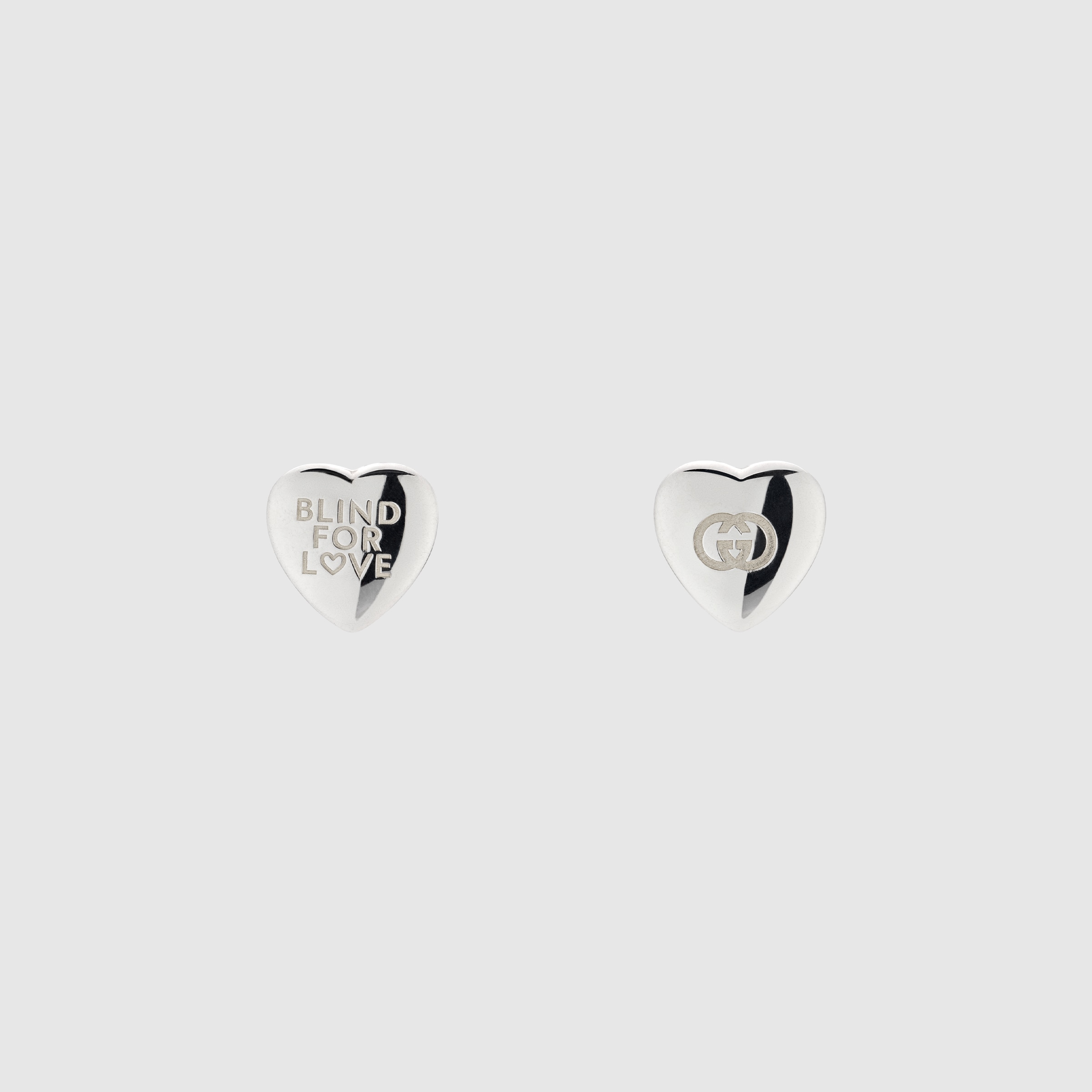 GUCCI Blind for Loveピアス（両耳） Blind For Love stud earrings in 925 sterling silver | GUCCI® US