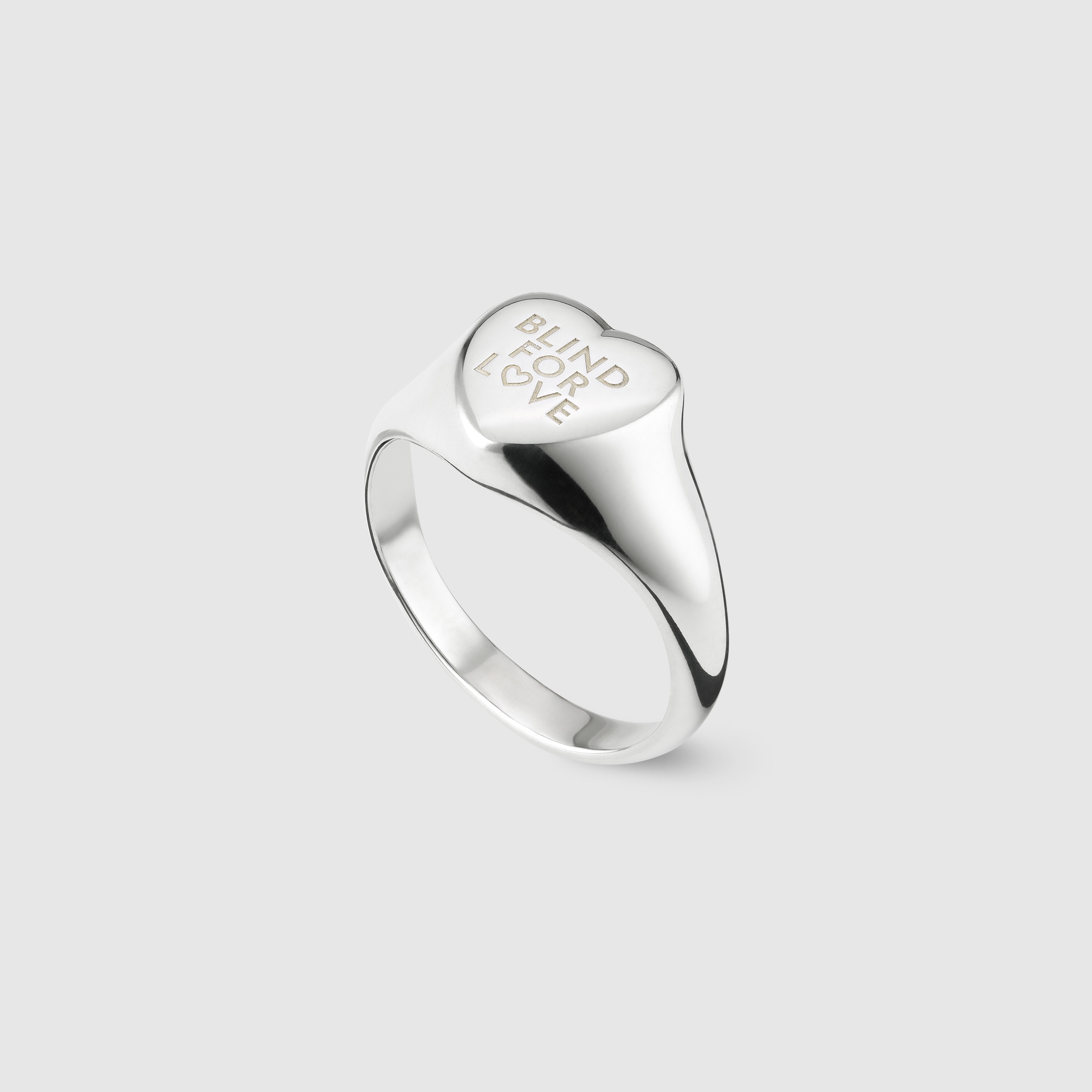 Blind For Love ring in 925 sterling silver | GUCCI® US