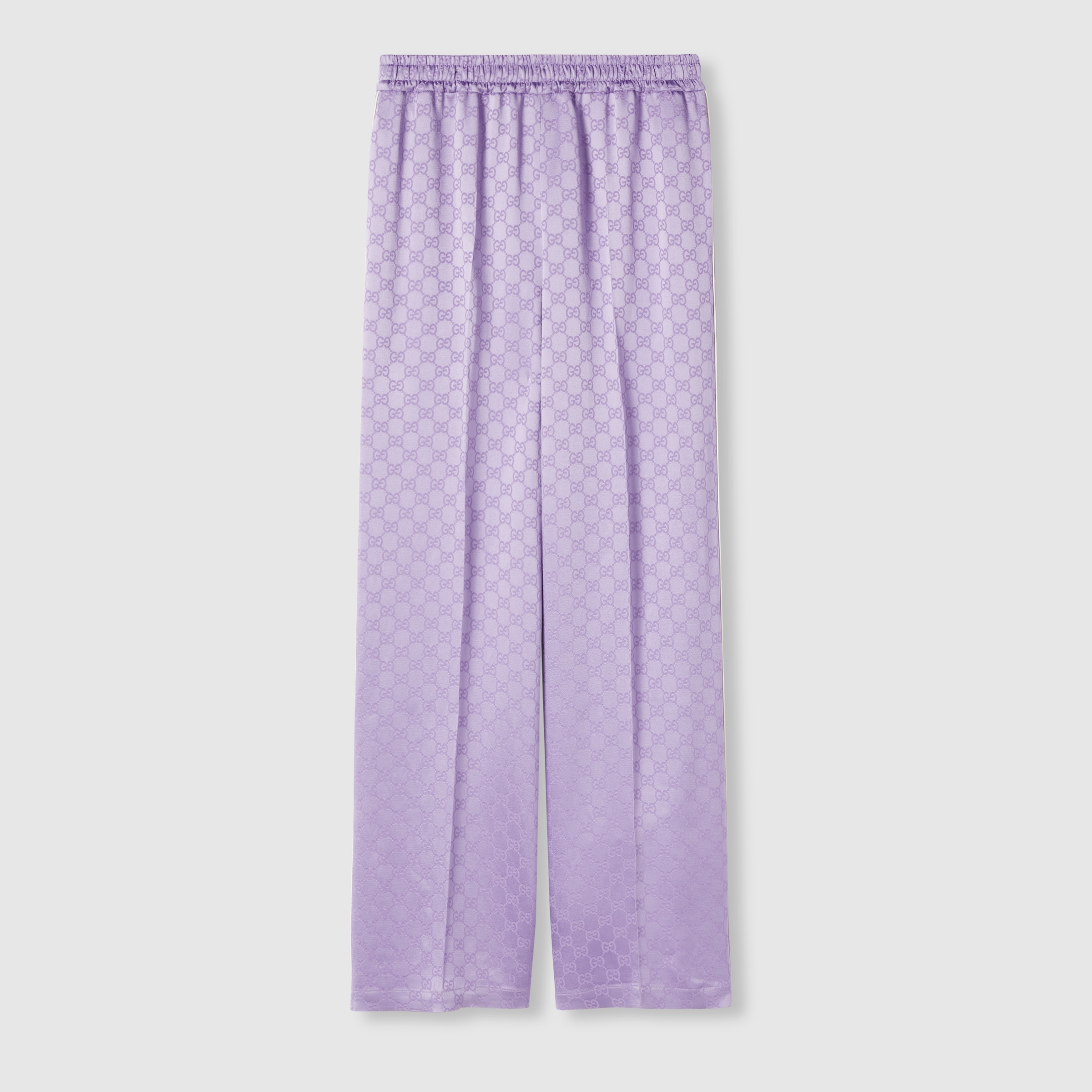 GG jacquard pants in lilac | GUCCI® US