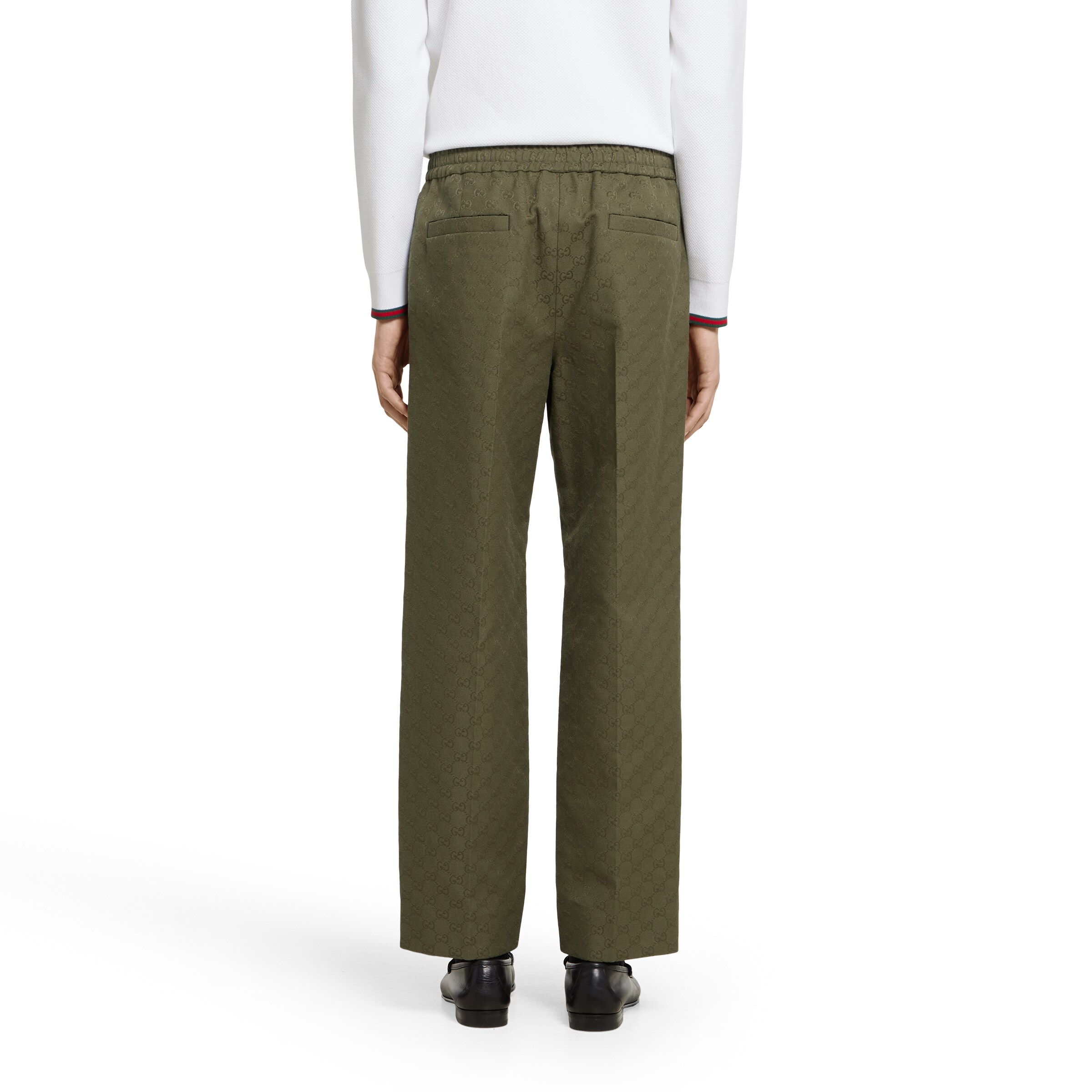 GUCCI オリーブグリーン チノパン　size48 814642_ZAF4S_3065_004_100_0000