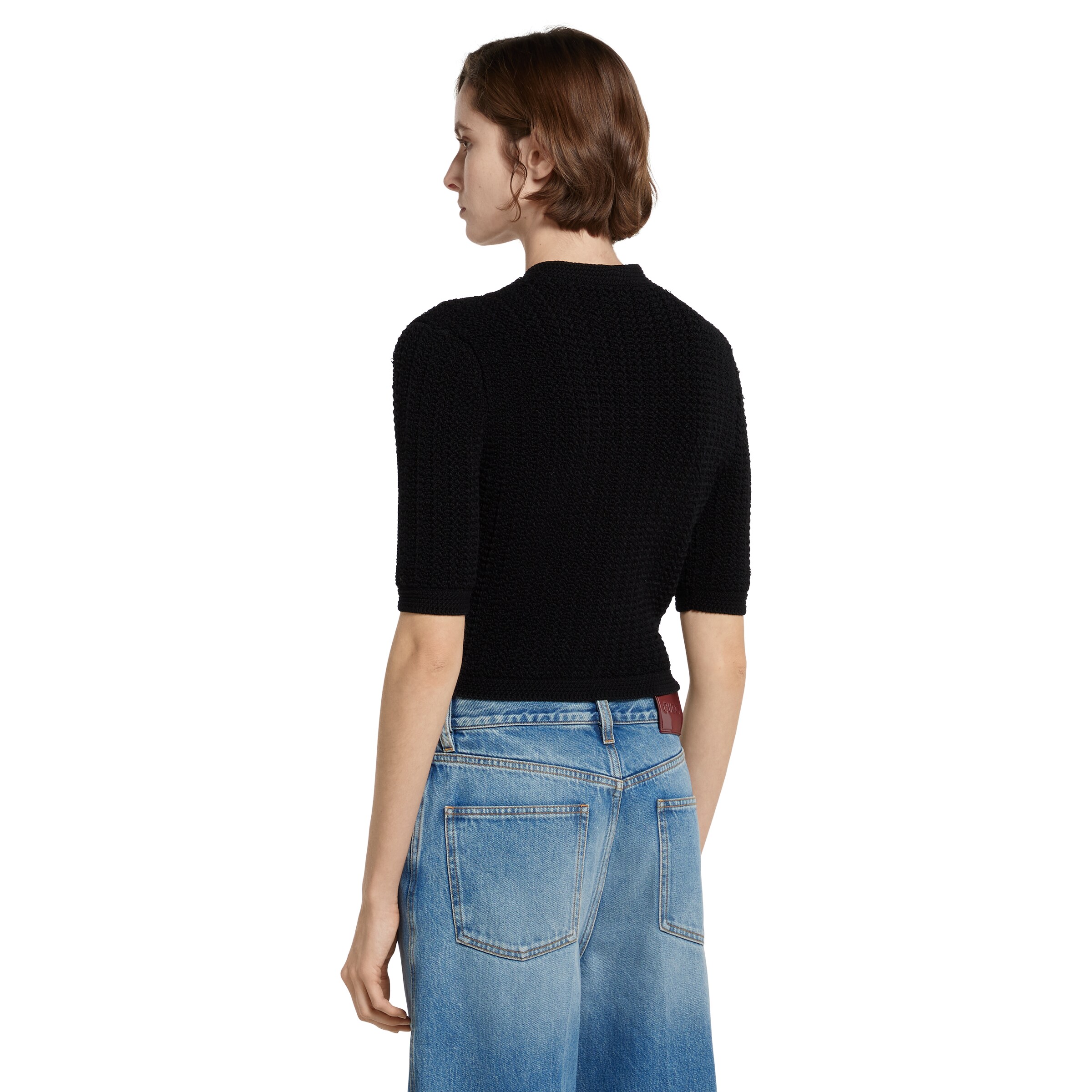 GWセール‼️グッチ　ニット　カーディガン　コットン ストレッチコットン ニット カーディガン ・ブラック | GUCCI公式