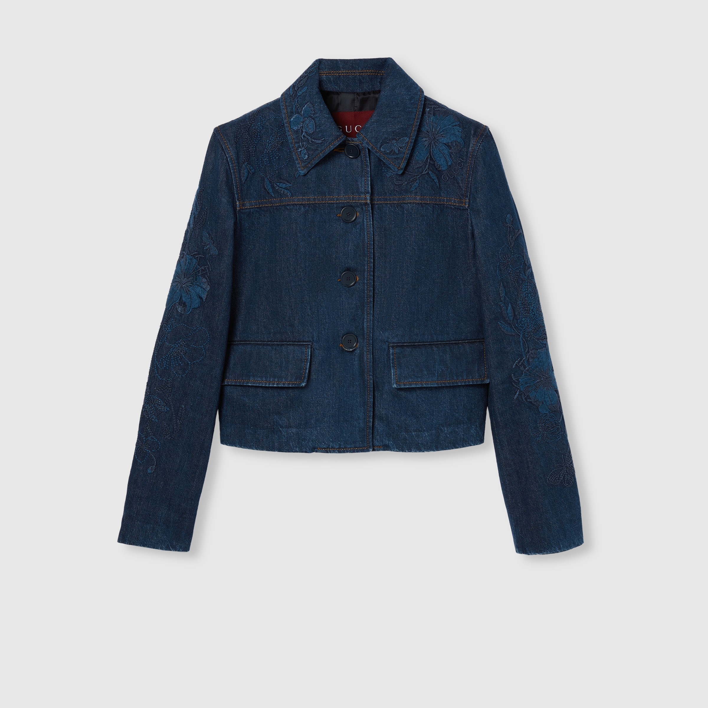 GUCCI グッチ ブランケット付き デニムジャケット シェリー 824151_XDDBR_4011_001_100_0000