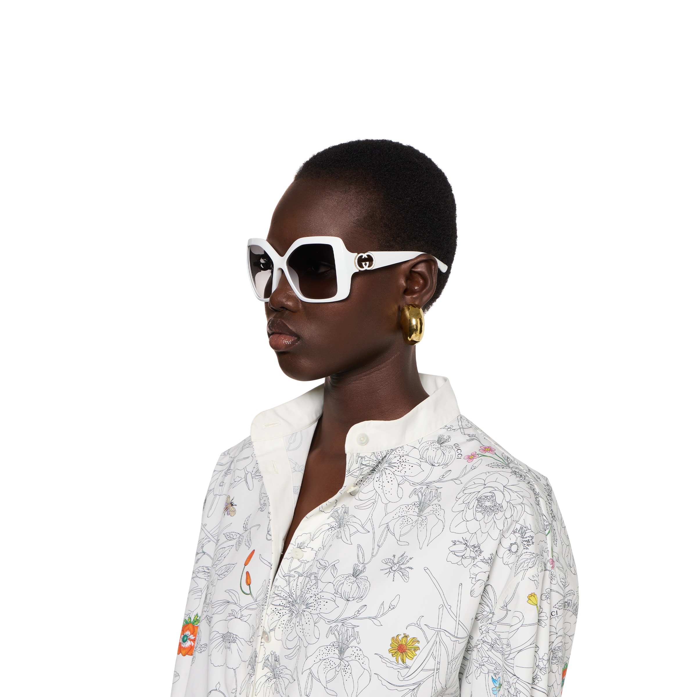 Ⓥグッチ　サングラス 832409_J1691_9112_004_100_0000