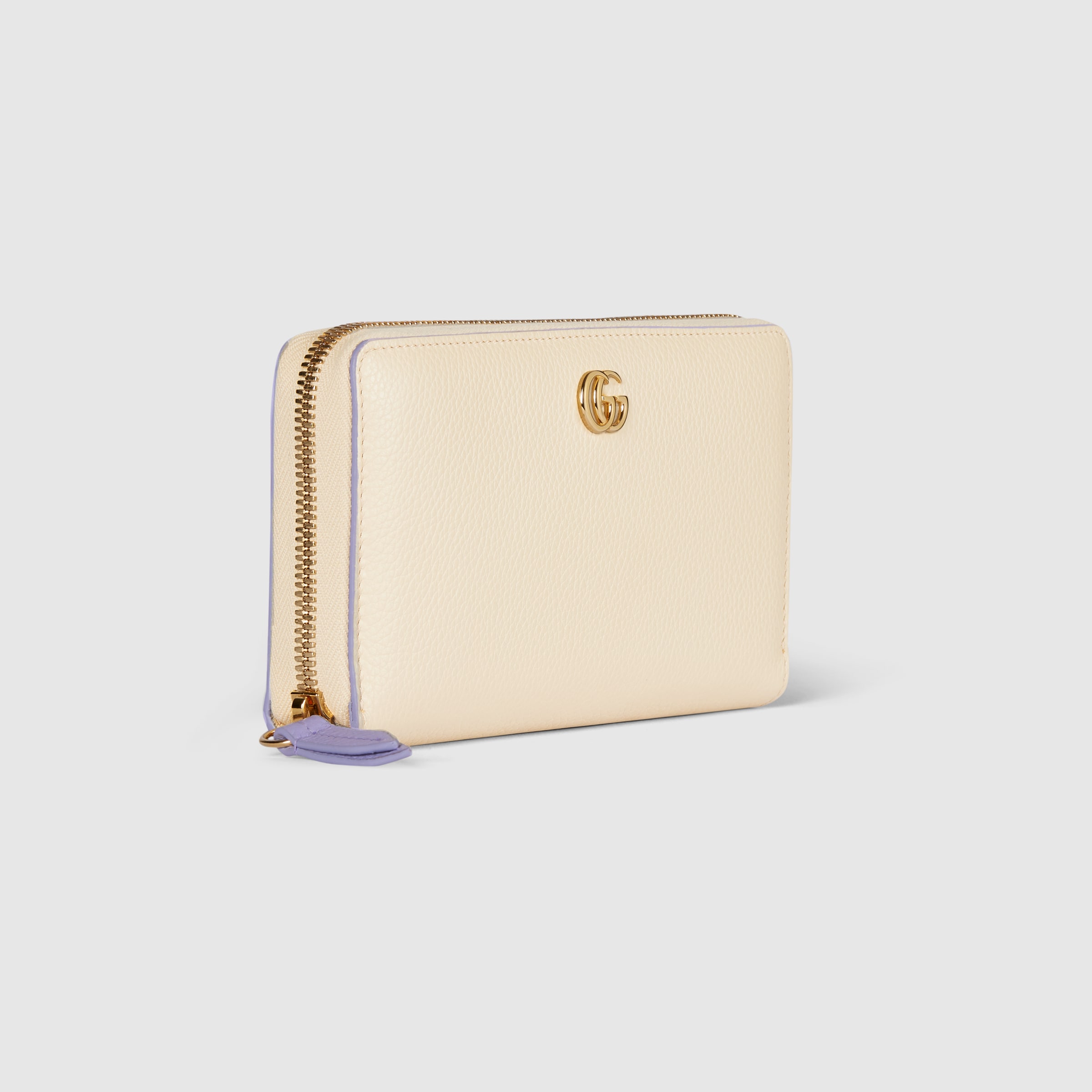 日本限定 ダブルG バイカラー ジップアラウンドウォレット