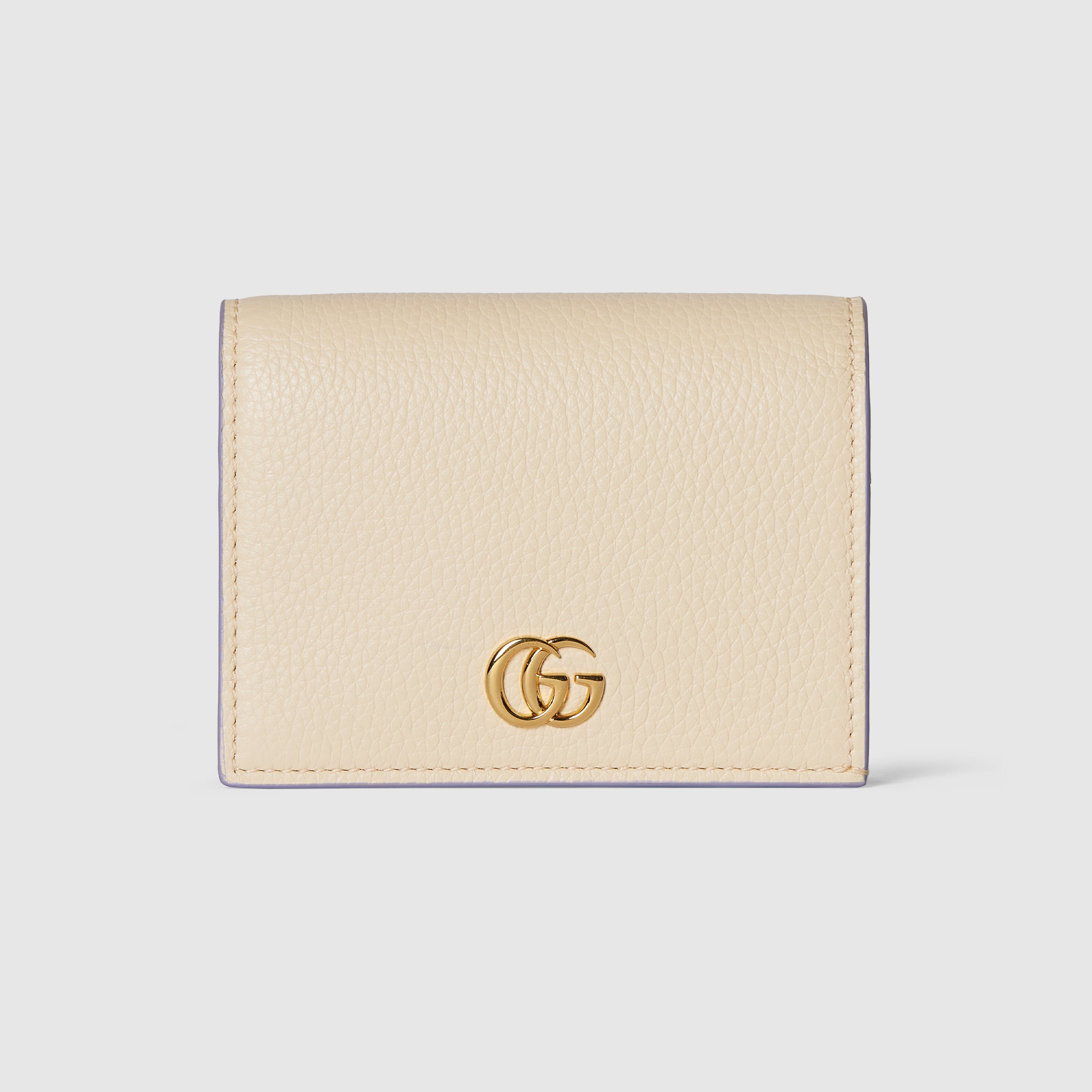GUCCI ダブルＧ　スモールウォレット オンライン限定 ダブルG バイカラー スモールウォレット ・アイボリー