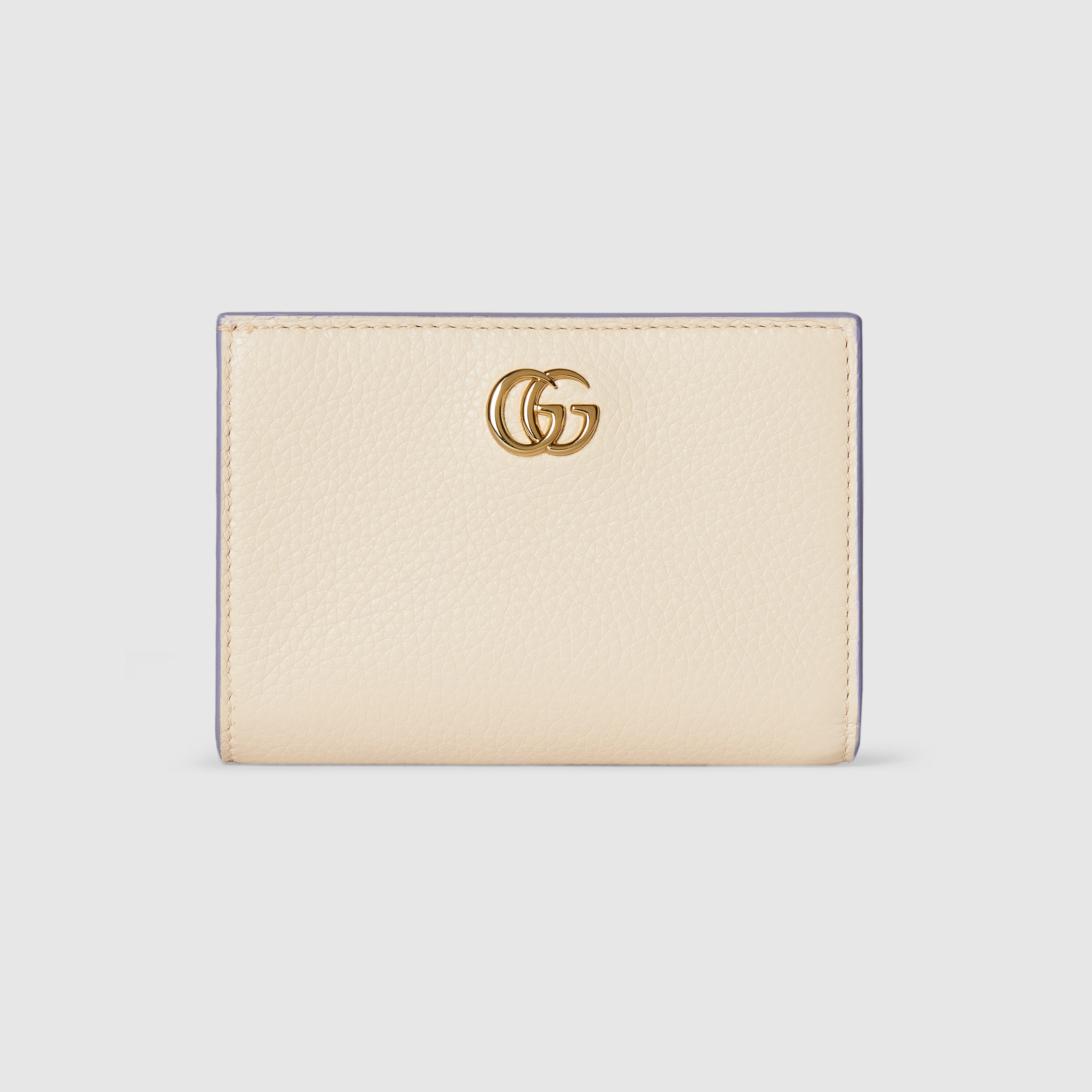 日本限定 ダブルG バイカラー スモールウォレット ・アイボリー